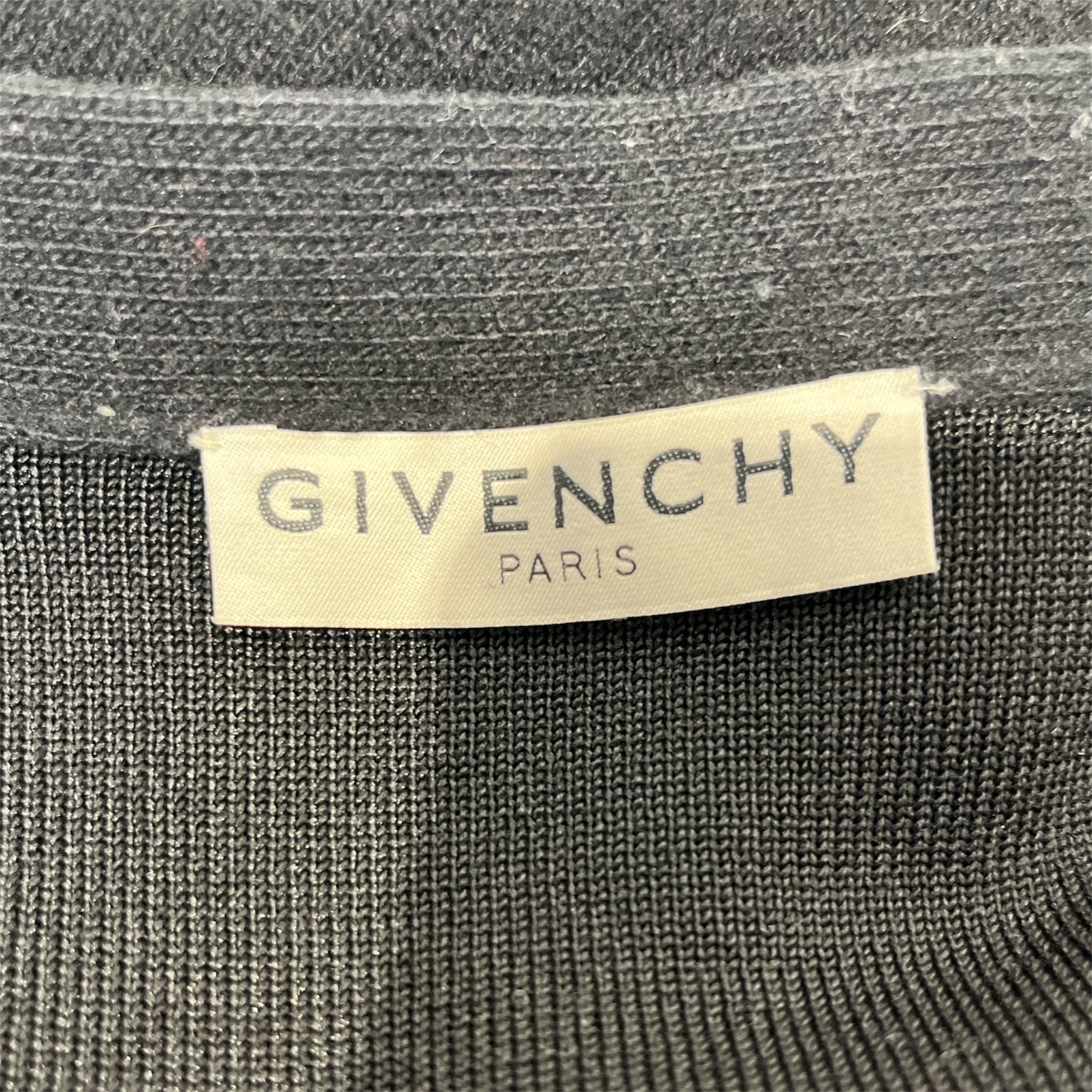 GIVENCHY/Cardigan/S/Wool/BLK/OLD CAR ON BACK view 3