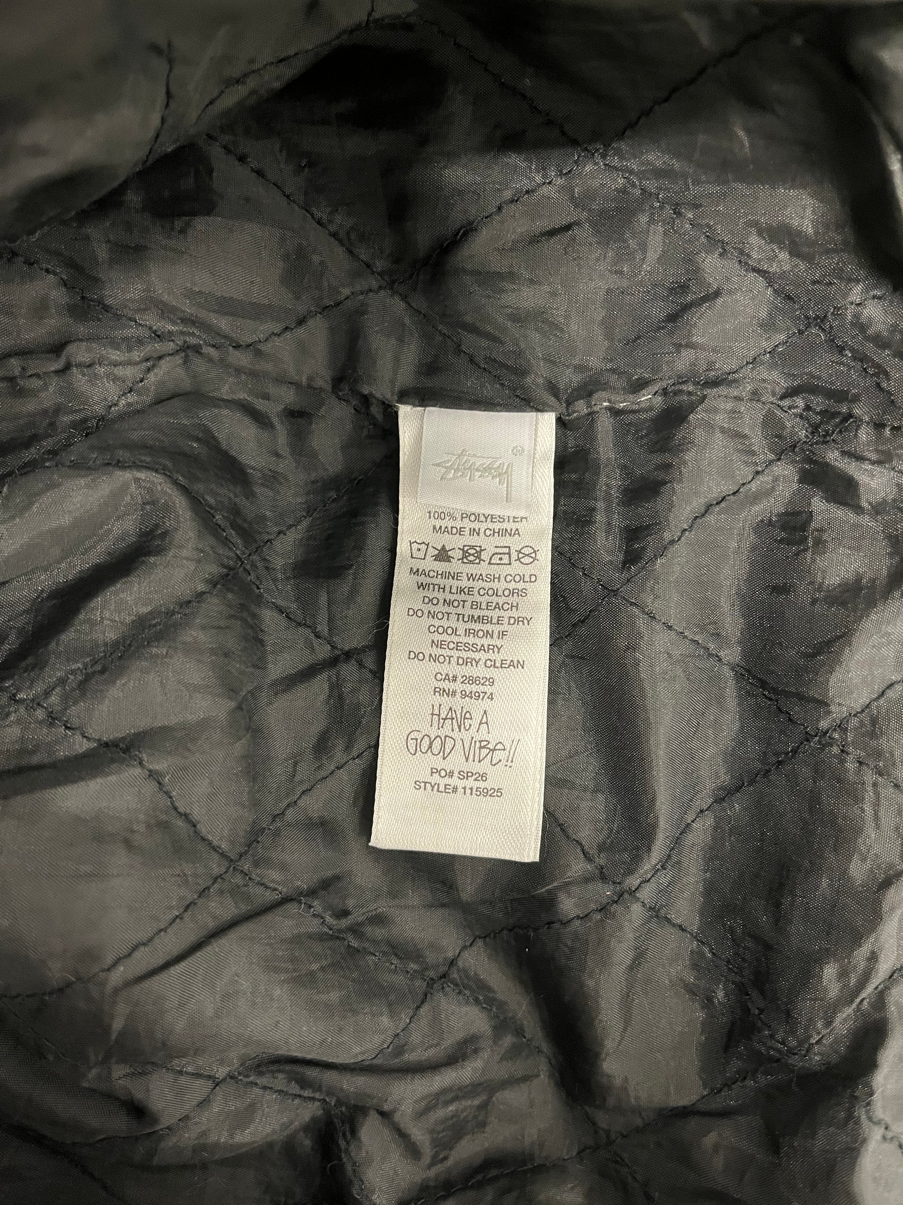 STUSSY/Denim Jkt/XL/Denim/BLK/QUILTED LINING QUALITY WORKWEA view 4