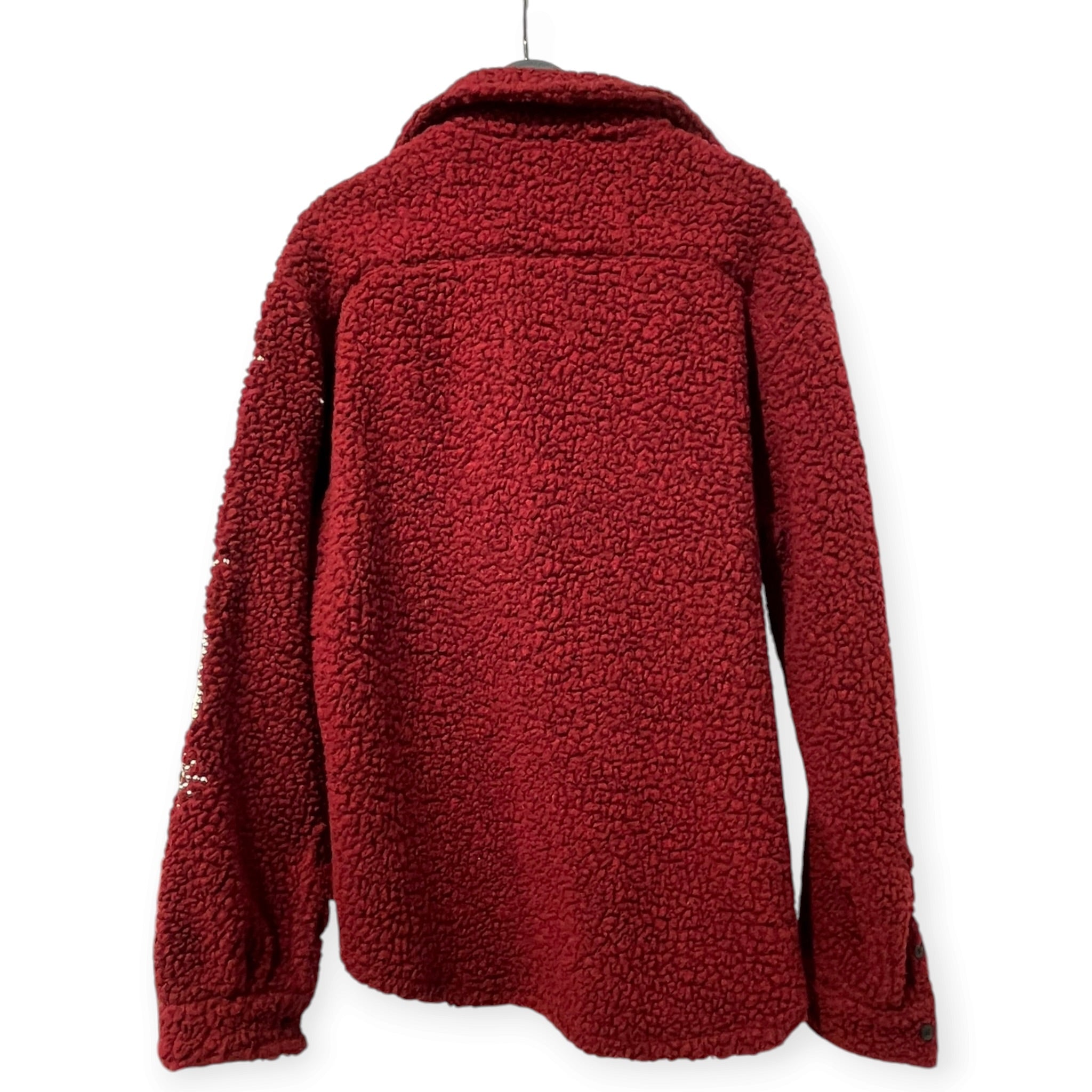 COUT DE LA LIBERTE/Jacket/L/Wool/RED/EMBELLISHED SHERPA JKT view 3