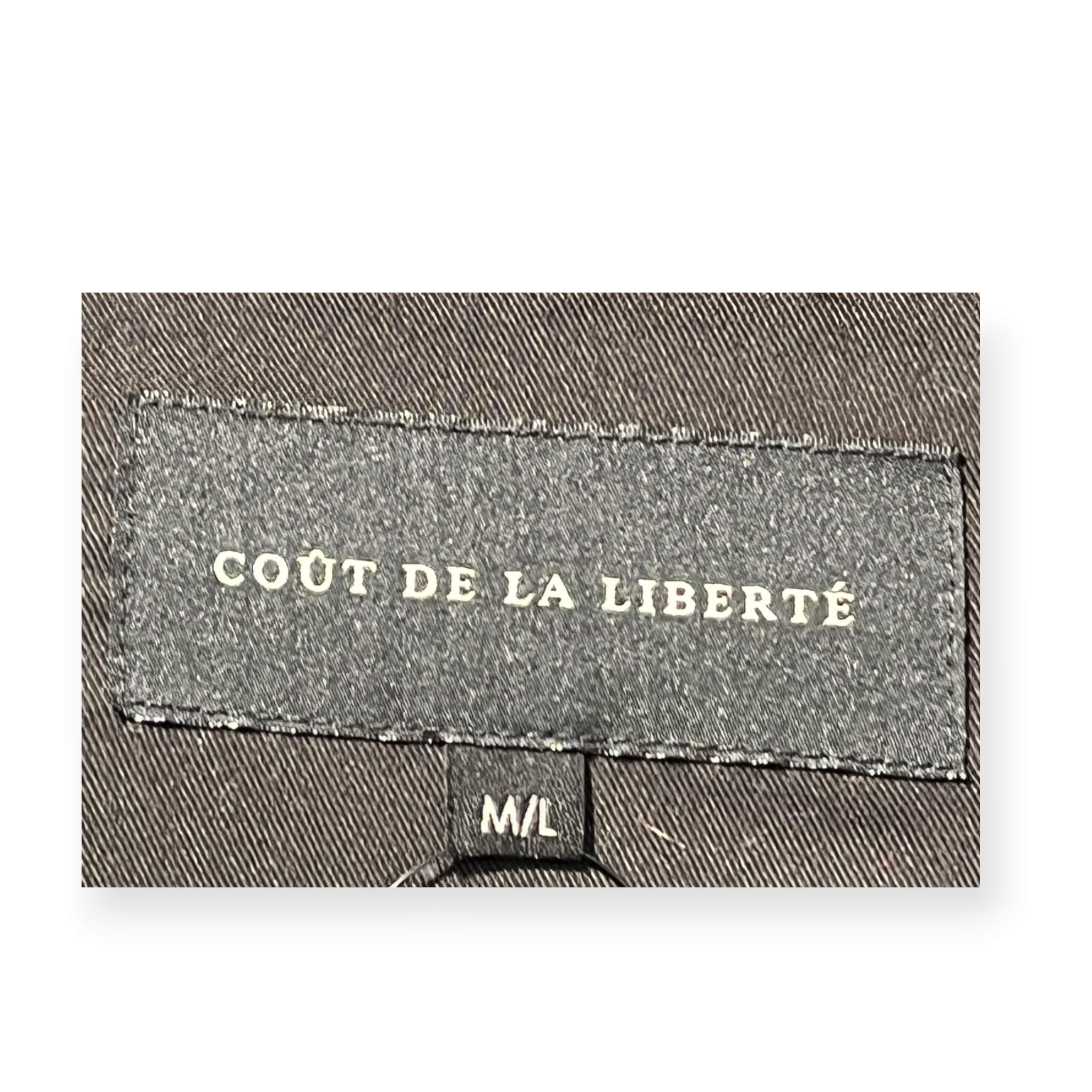 COUT DE LA LIBERTE/Jacket/L/Wool/RED/EMBELLISHED SHERPA JKT view 4