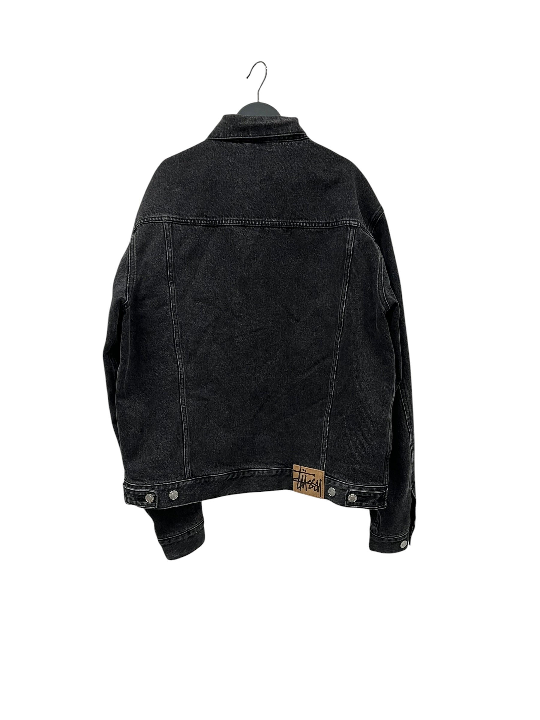 STUSSY/Denim Jkt/XL/Denim/BLK/QUILTED LINING QUALITY WORKWEA view 2
