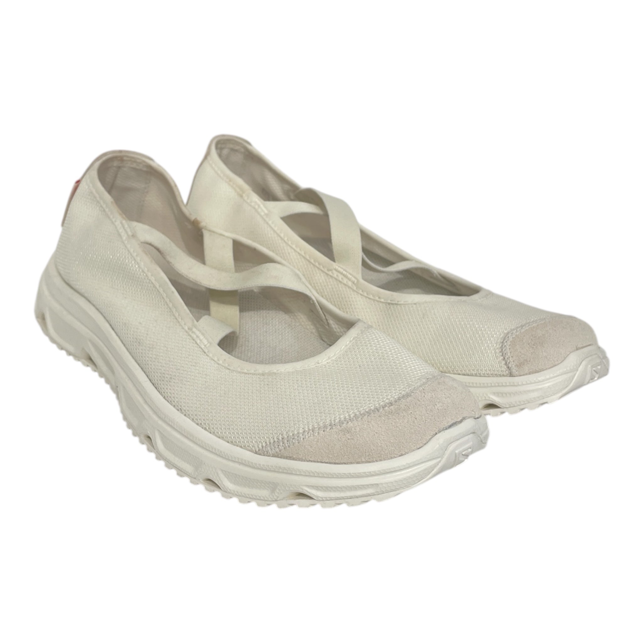salomon/Shoes/US 9.5/Cotton/WHT/Cross top view 1