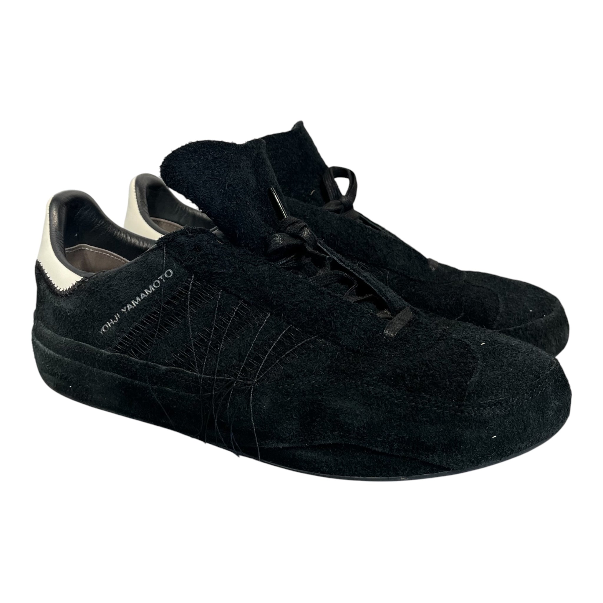 adidas/Y-3/Low-Sneakers/US 10.5/Suede/BLK/y-3 gazelle black suede