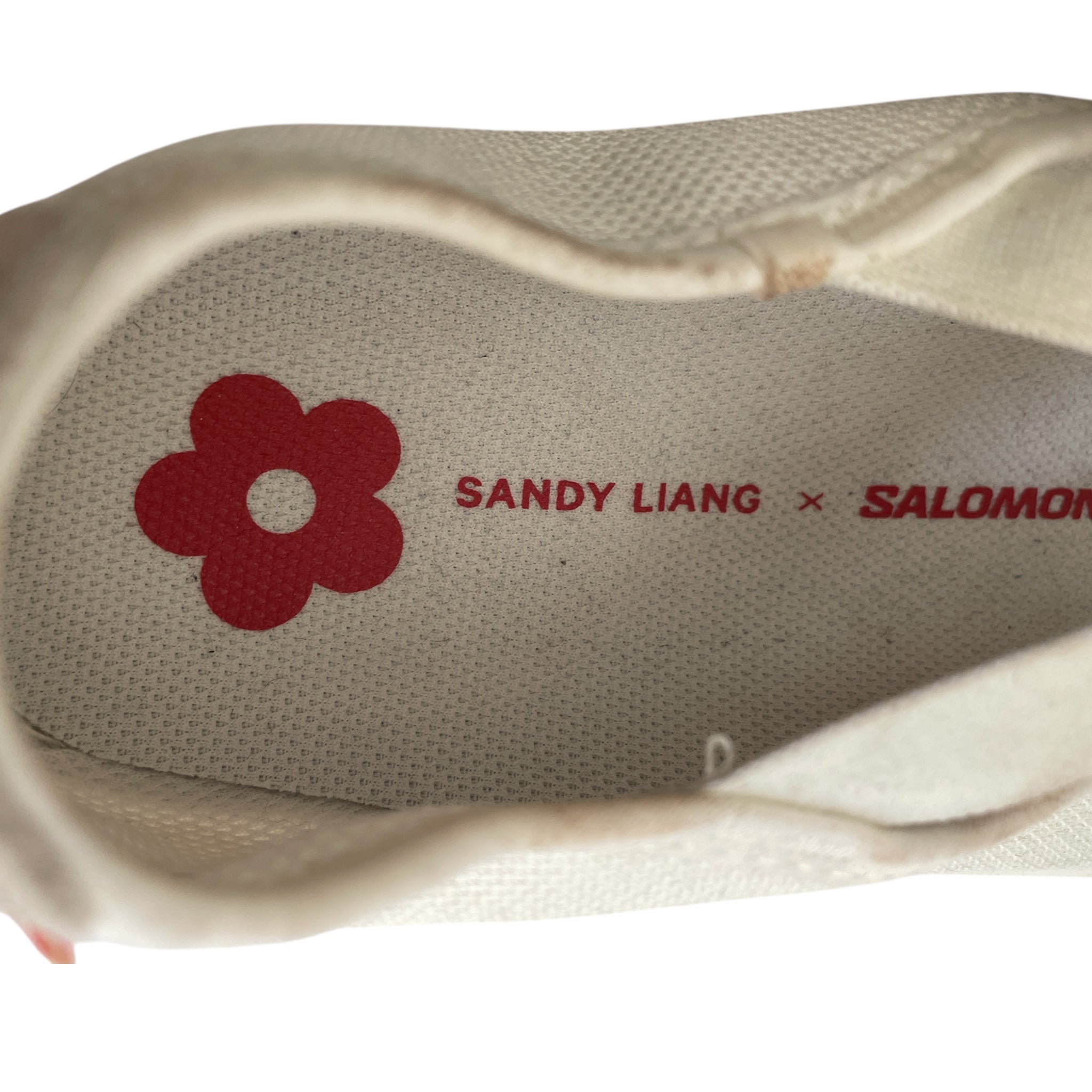 salomon/Shoes/US 9.5/Cotton/WHT/Cross top view 4