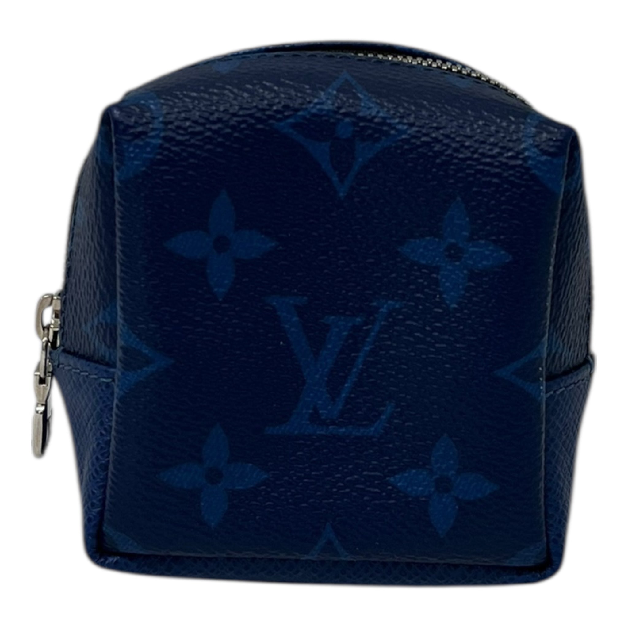 LOUIS VUITTON/Accessories/All Over Print/Leather/BLU/KEYCHAIN POUCH BAG CHARM view 2