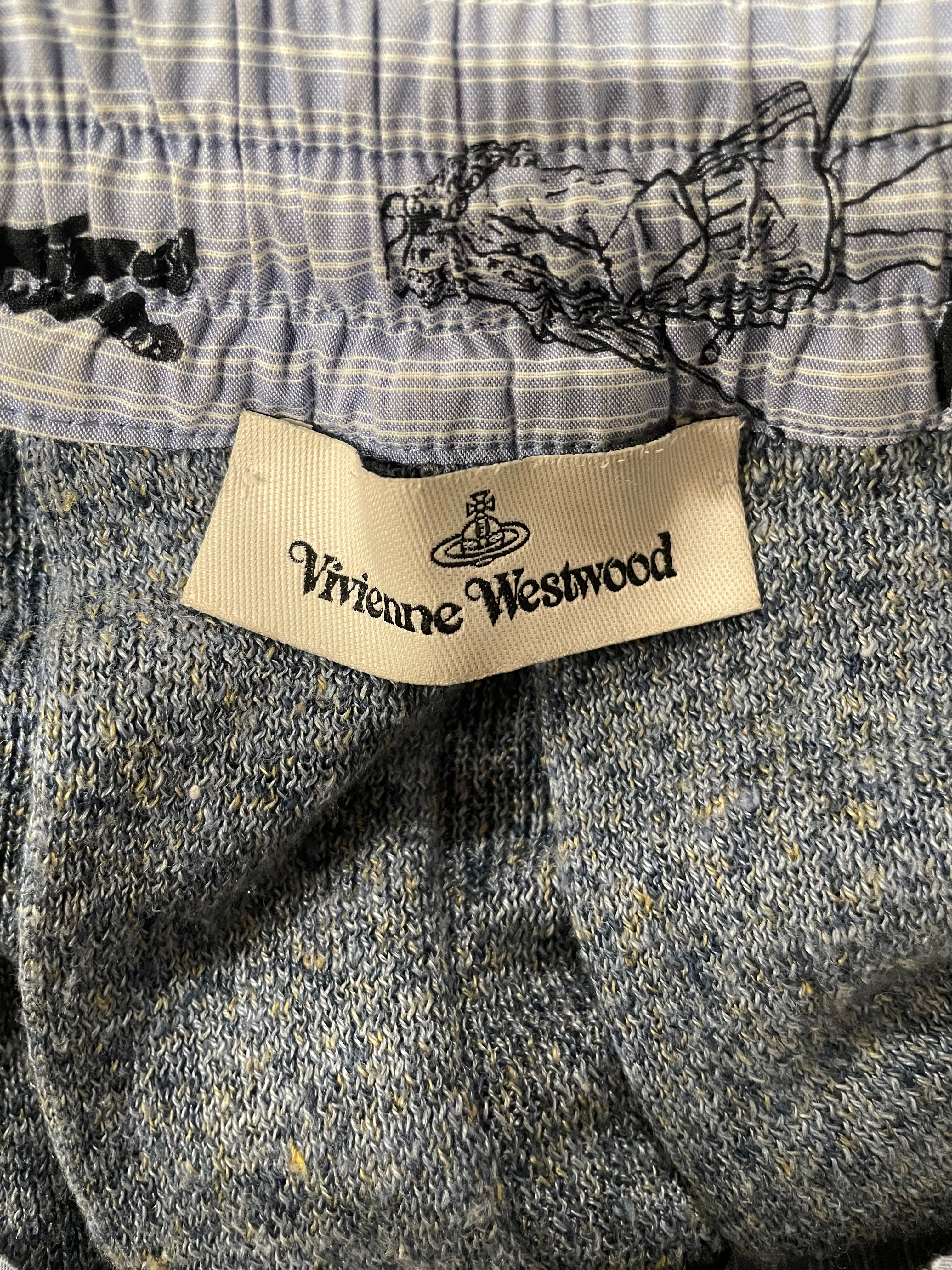 Vivienne Westwood/Skirt/L/Cotton/BLU/victorian print lining view 3