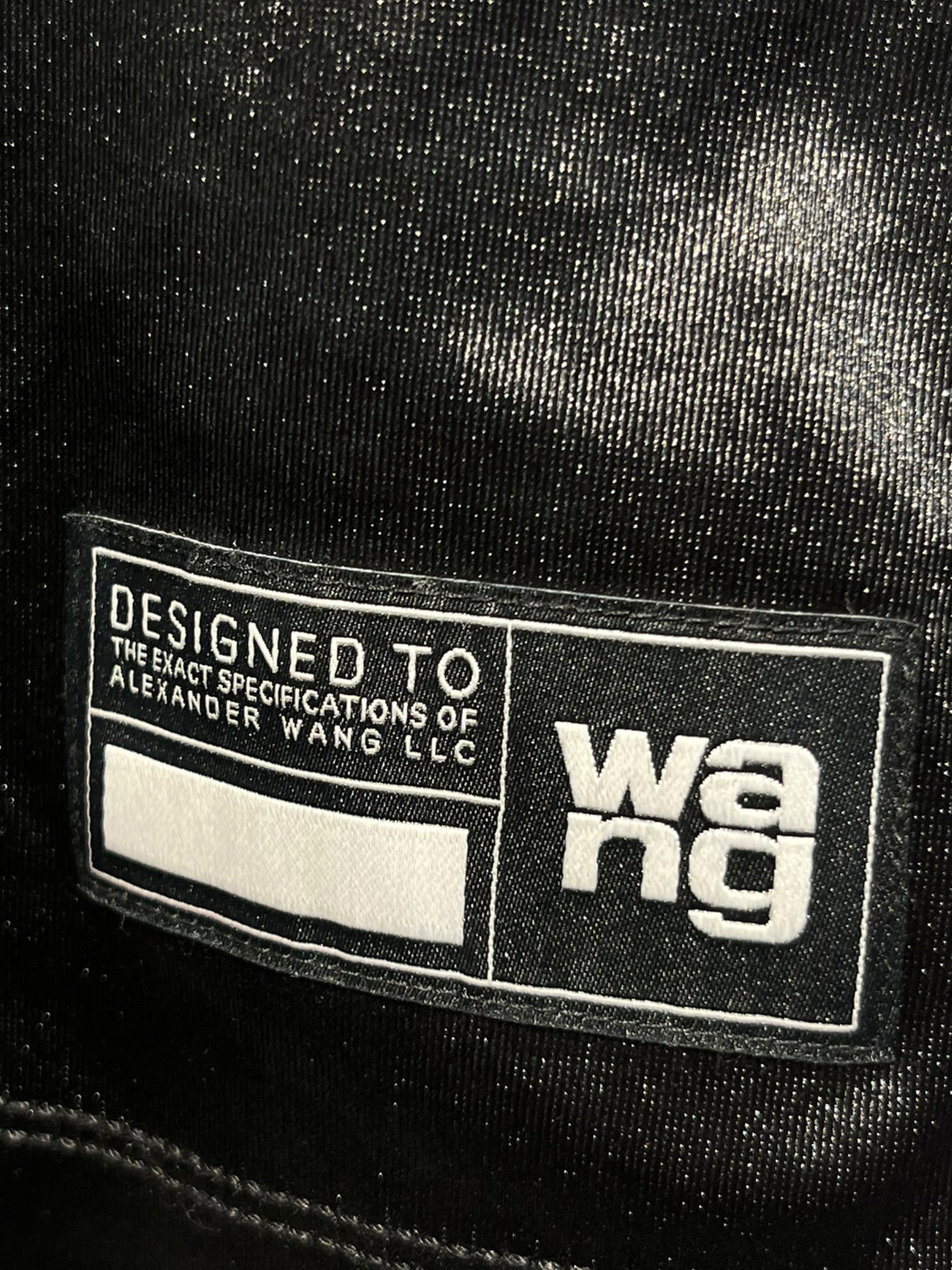 Alexander Wang/Shirt/M/Polyester/BLK/FITTED FOOTBALL JERSEY view 3