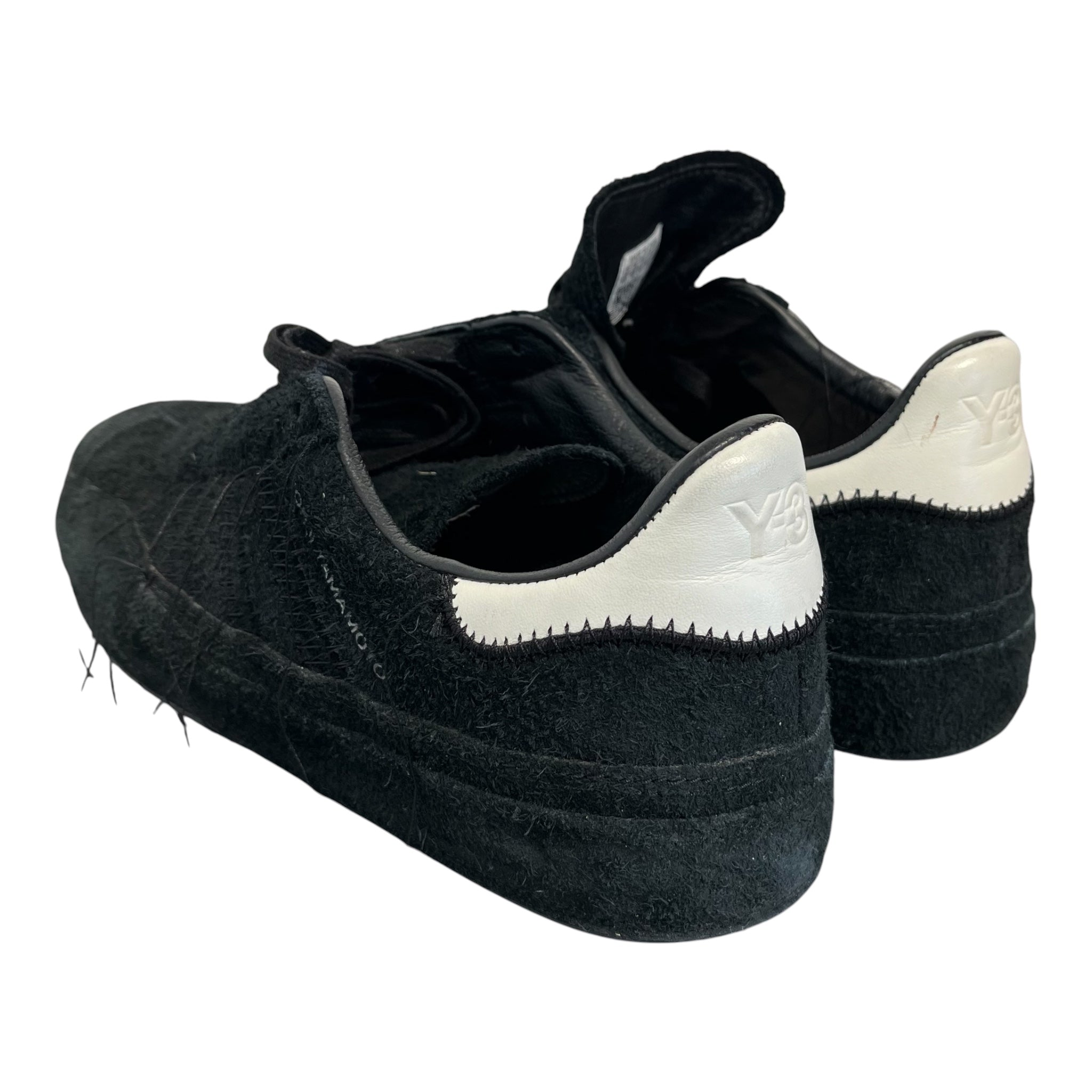 adidas/Y-3/Low-Sneakers/US 10.5/Suede/BLK/y-3 gazelle black suede view 2