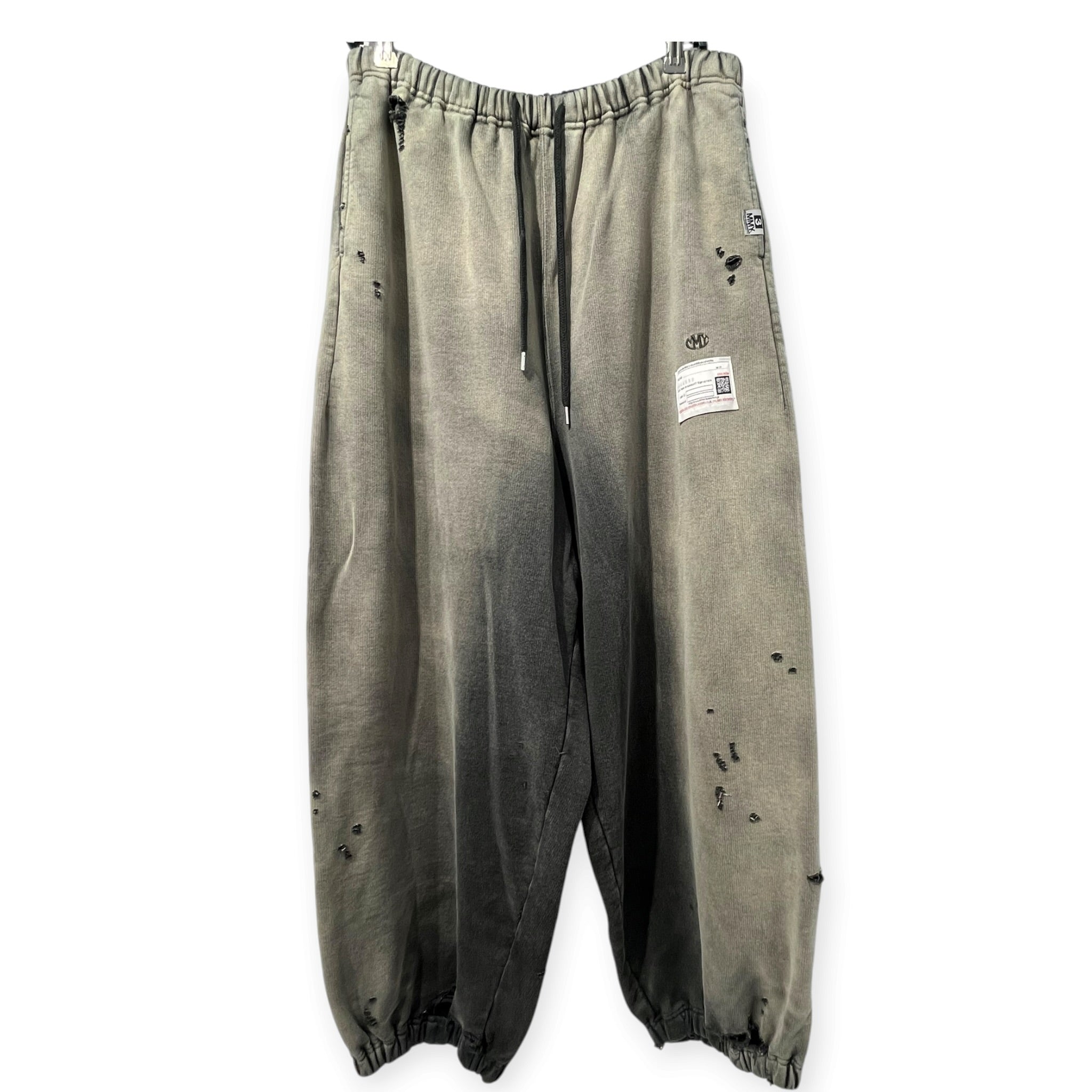 MIHARA YASUHIRO/Pants/48/Cotton/GRY/2024 FADED BAGGY SWEATS view 1