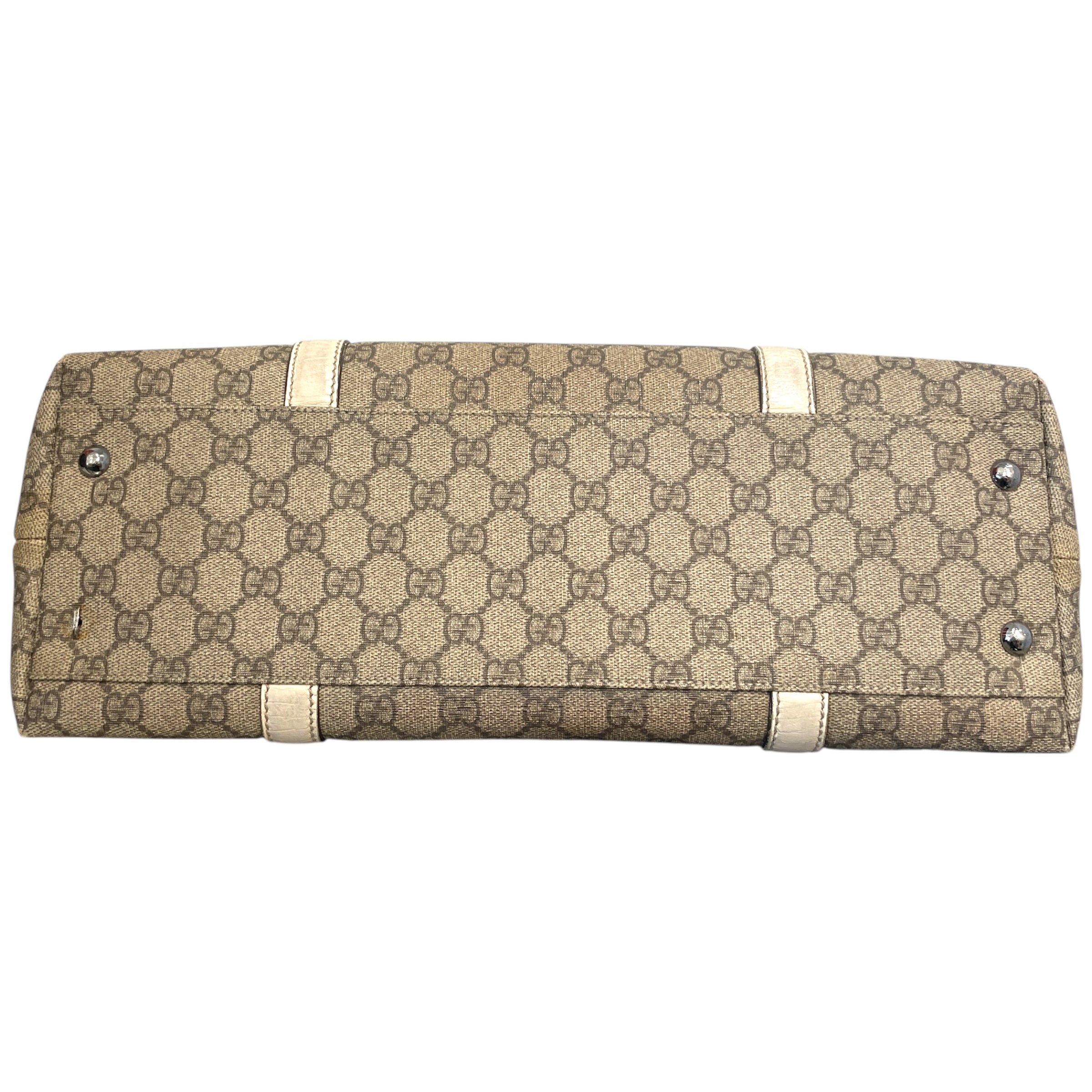 GUCCI/Hand Bag/Monogram/Leather/GRY/GG Supreme Tote view 5