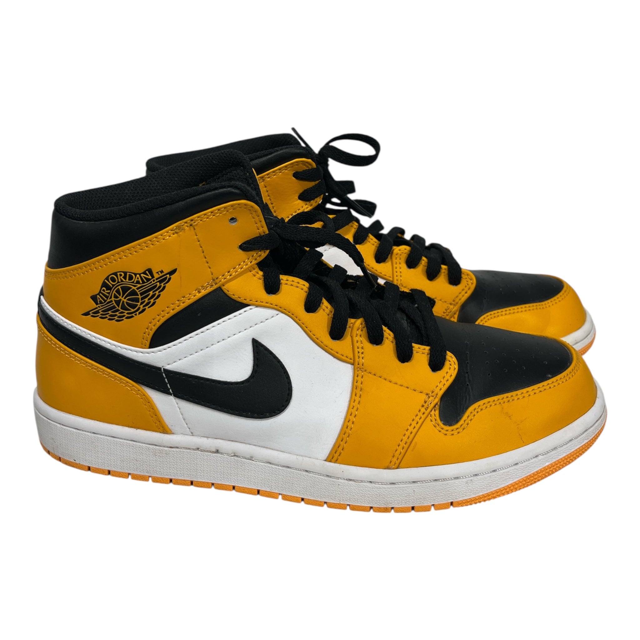 NIKE/Hi-Sneakers/US 10.5/Leather/YEL/MID TAXI view 1