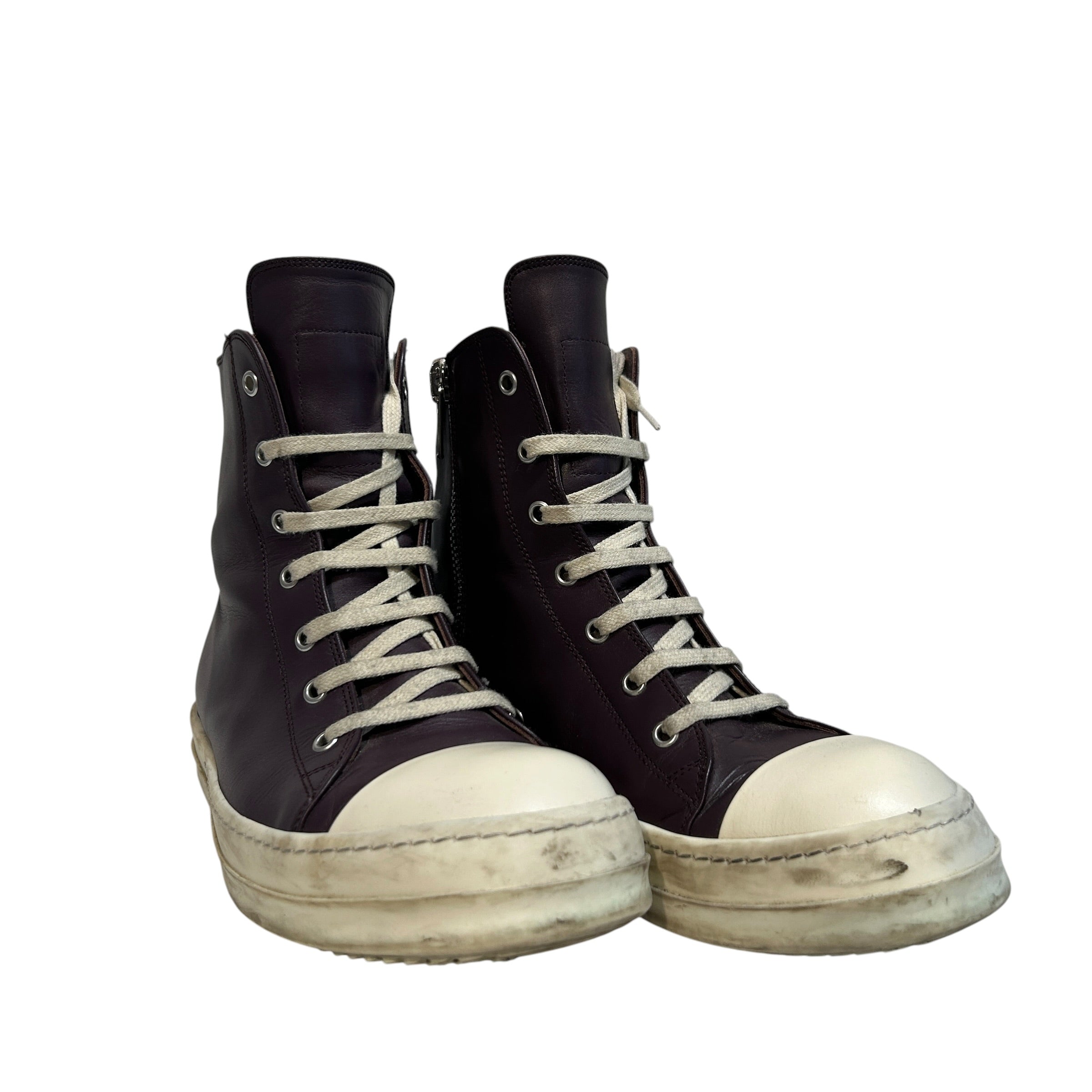 Rick Owens/Hi-Sneakers/US 9/Leather/BRD/RAMONES HIGH view 1