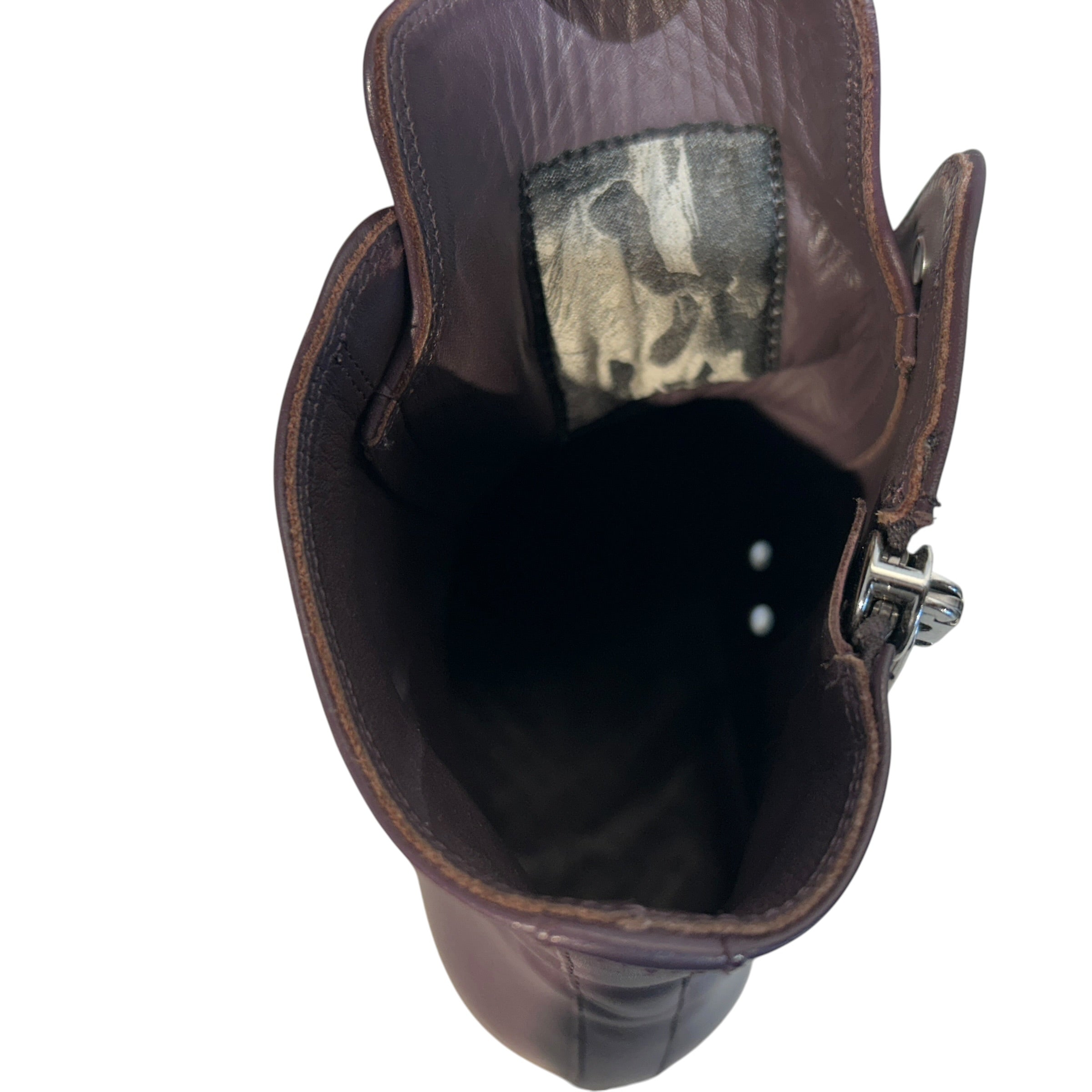 Rick Owens/Hi-Sneakers/US 9/Leather/BRD/RAMONES HIGH view 3