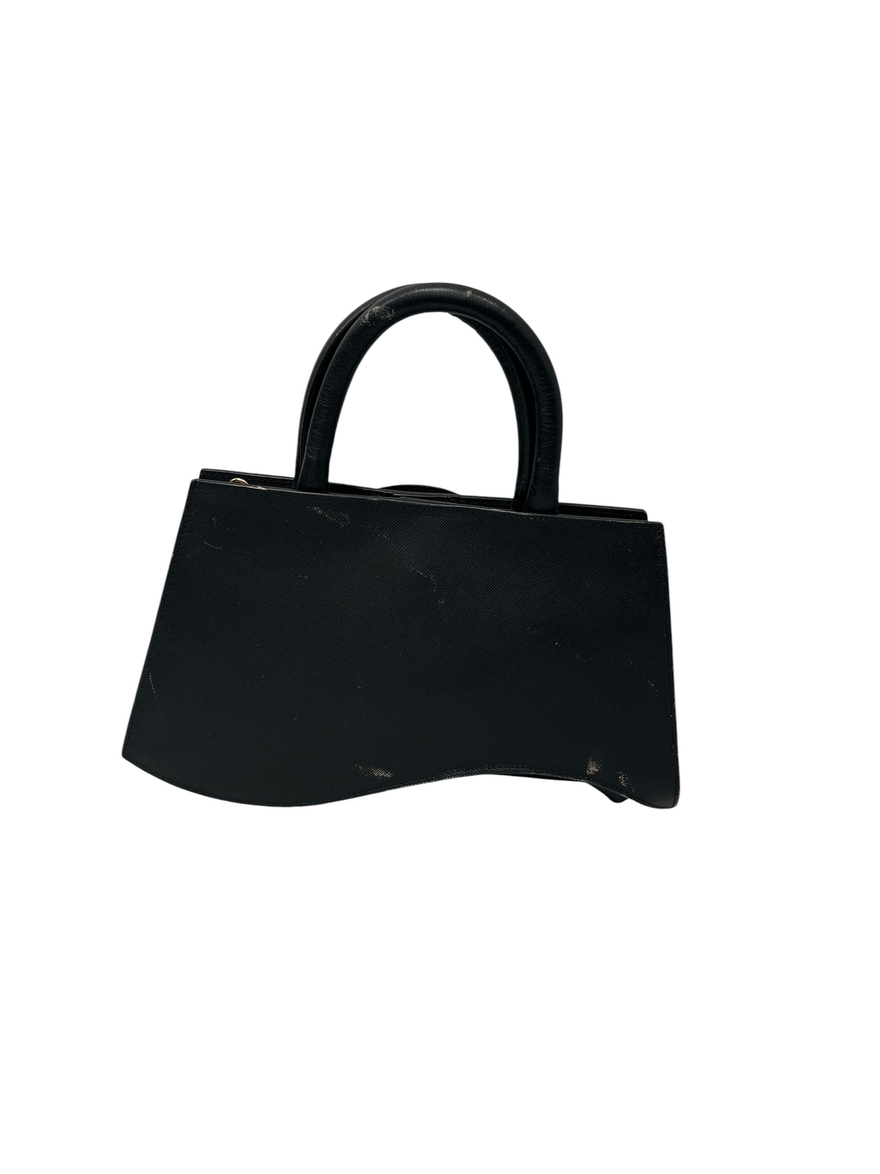 CASABLANCA/Hand Bag/Leather/BLK/WAVY SHAPE, RED LOGO view 2