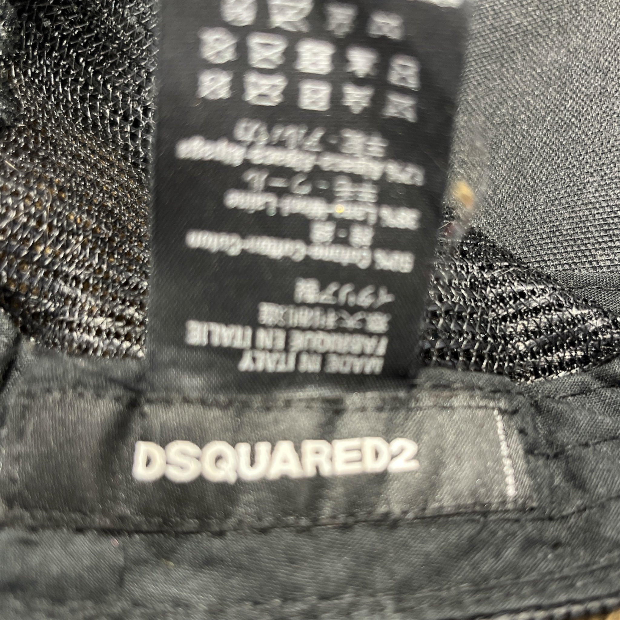 DSQUARED2/Headwear/Cotton/GRN/KNIT BEANIE W BRIM JEWEL view 3