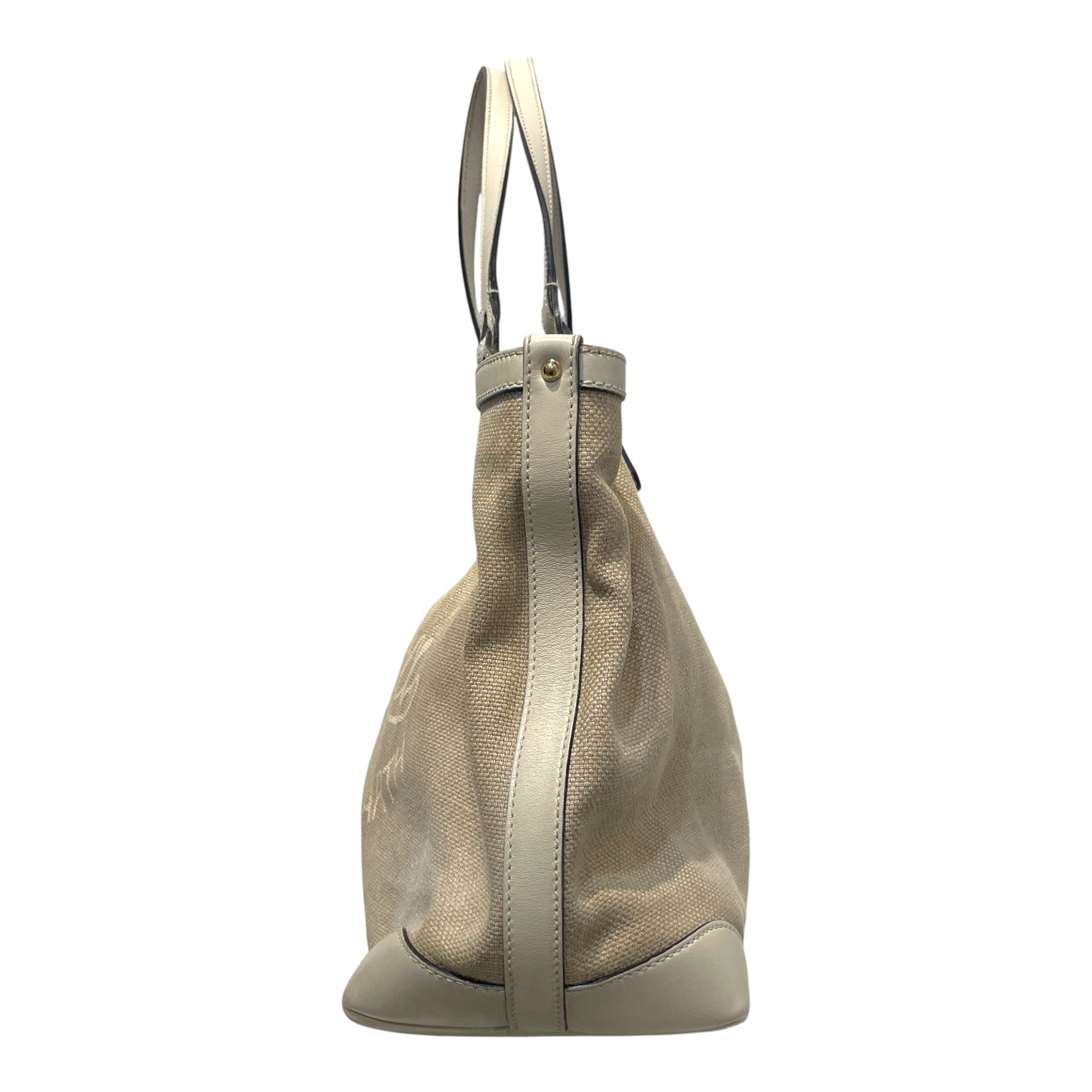 GUCCI/Tote Bag/Graphic/Cotton/CRM/'Love The Earth' Canvas Tote view 2