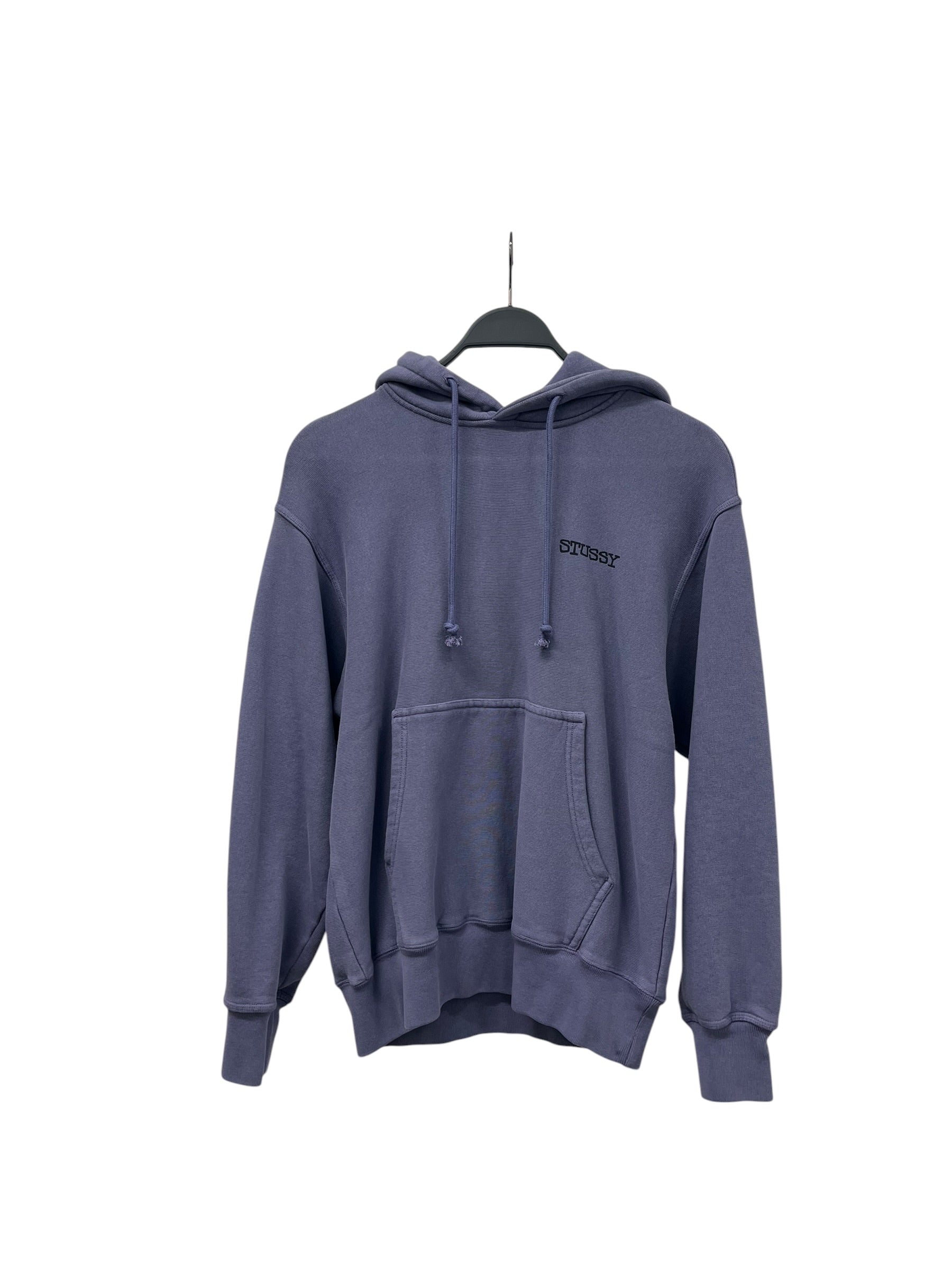 STUSSY/Hoodie/S/Cotton/PPL/PIGMENT DYE GRAPE view 1
