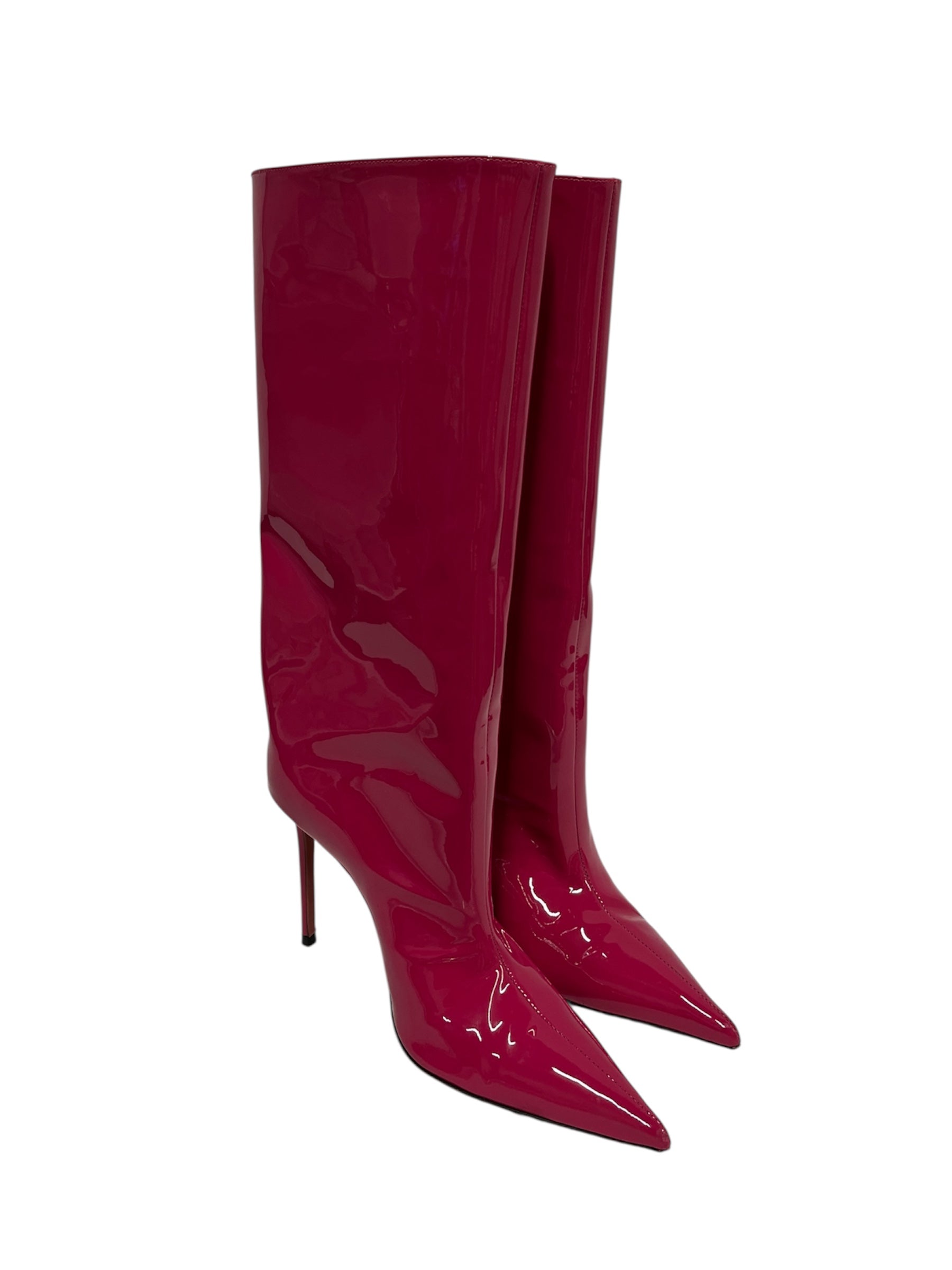 AMINA MUADDI/Long Boots/EU 37/Leather/PNK/ view 1