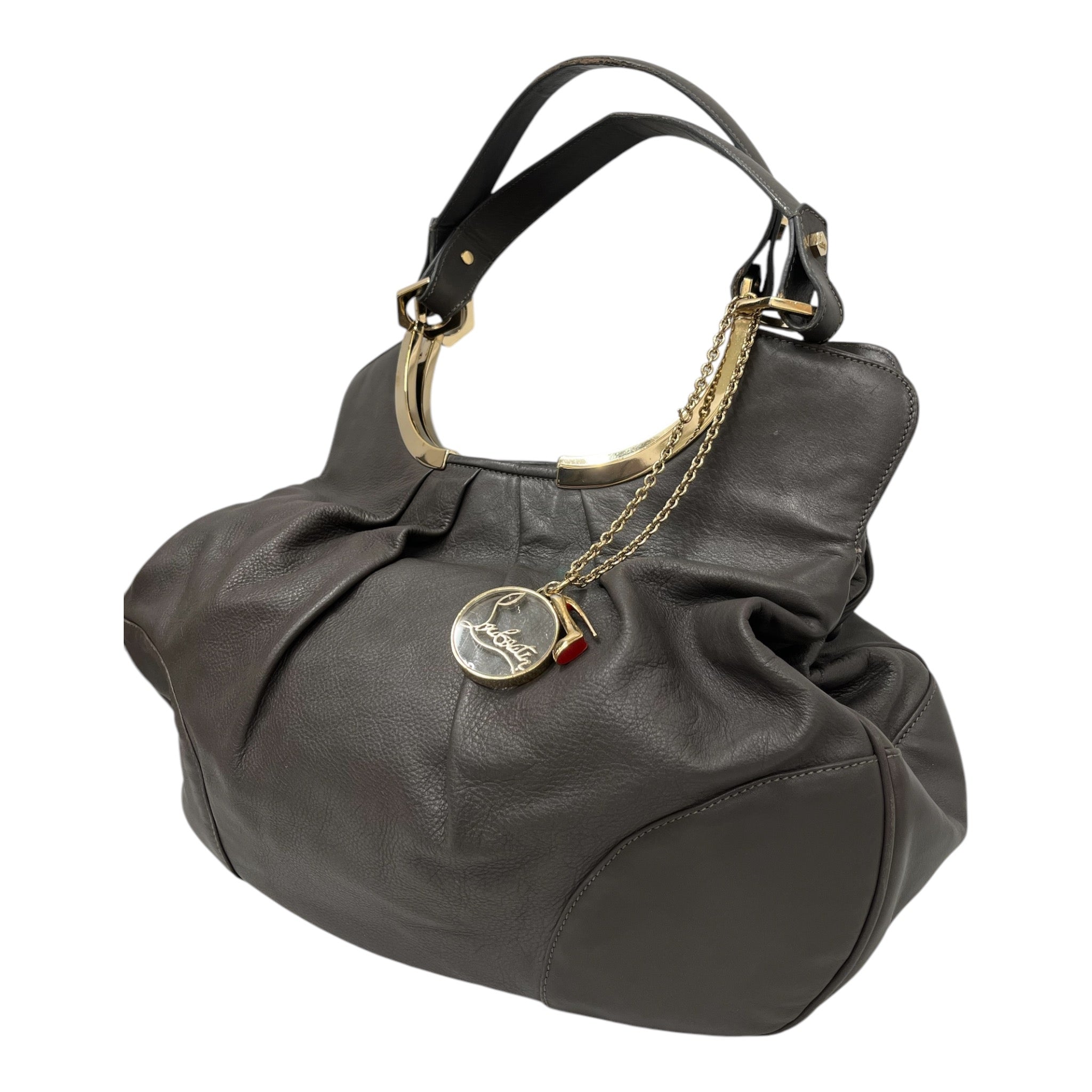 Christian Louboutin/Hand Bag/O/S/Leather/GRY/ view 4