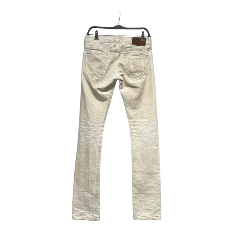 RRL/Skinny Pants/26/Denim/WHT/Button Fly/