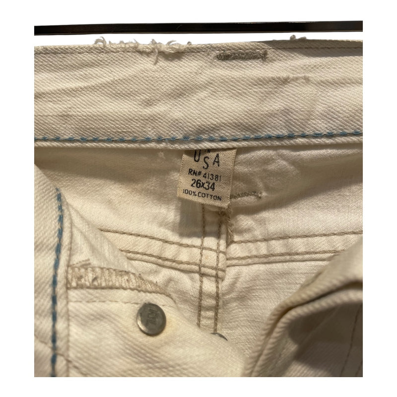 RRL/Skinny Pants/26/Denim/WHT/Button Fly/