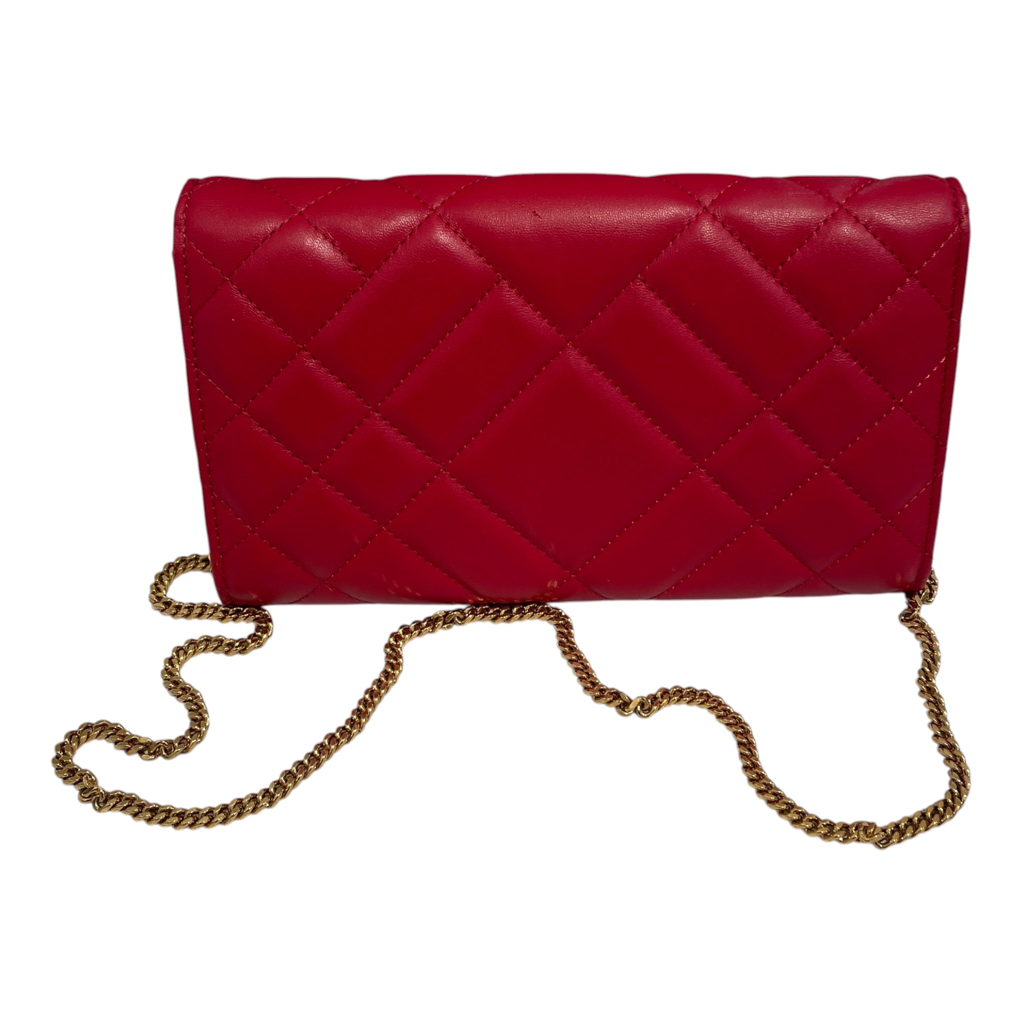 VERSACE/Cross Body Bag/Leather/RED/ view 2