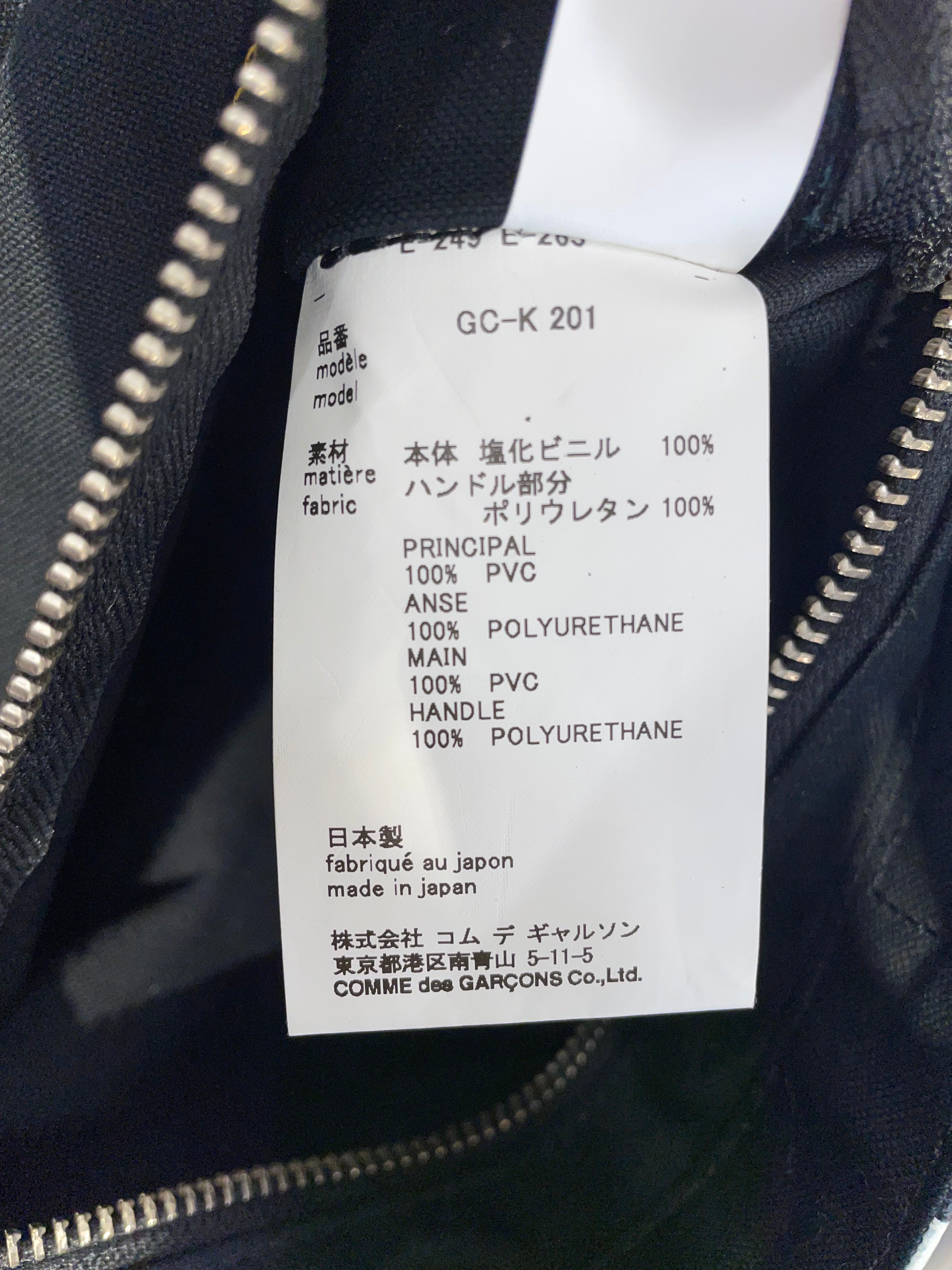 COMME des GARCONS/Hand Bag/All Over Print/Leather/BLK/COMME ALL OVER PRINT view 5