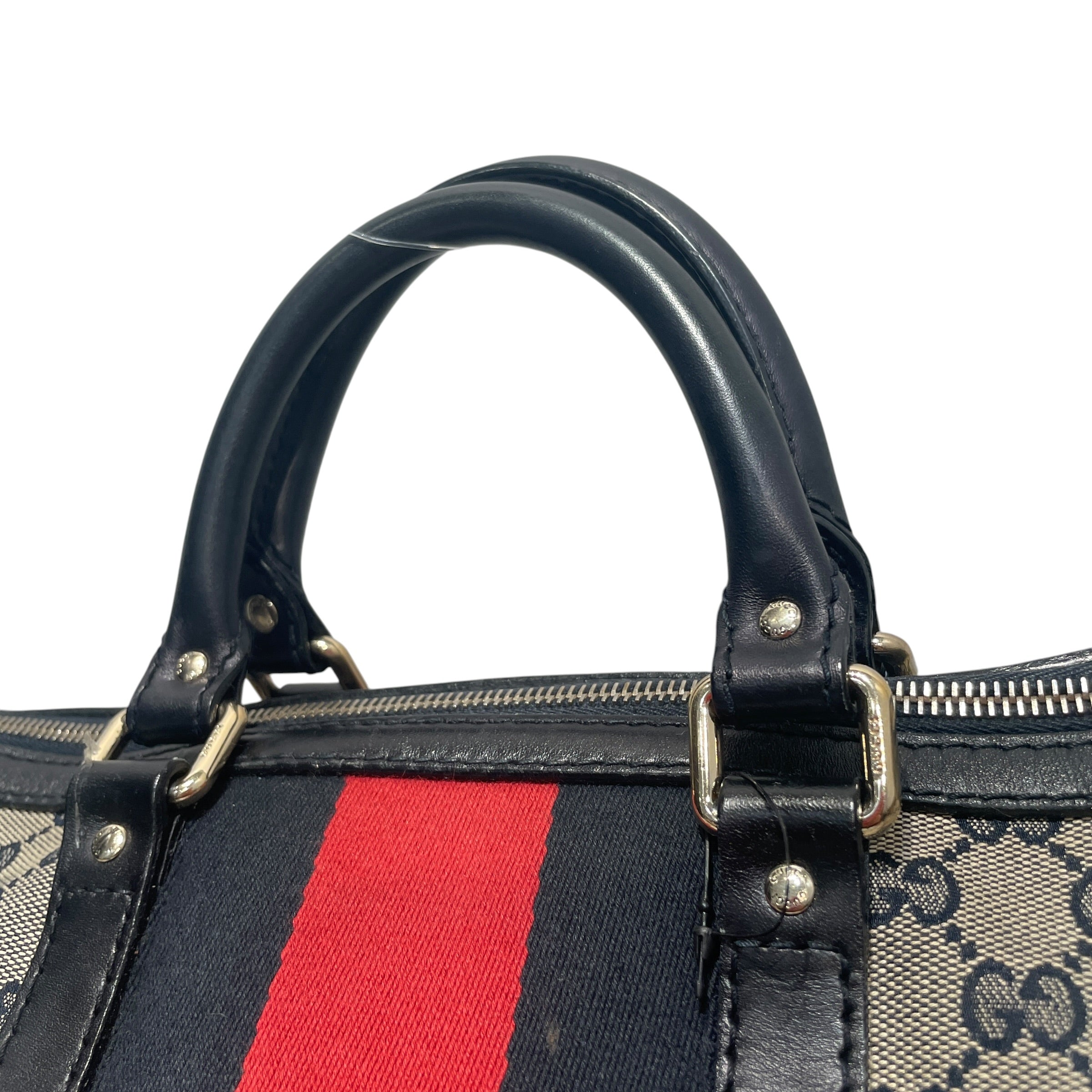 GUCCI/Luggage/Monogram/Cotton/GRY/GG Canvas Boston view 4