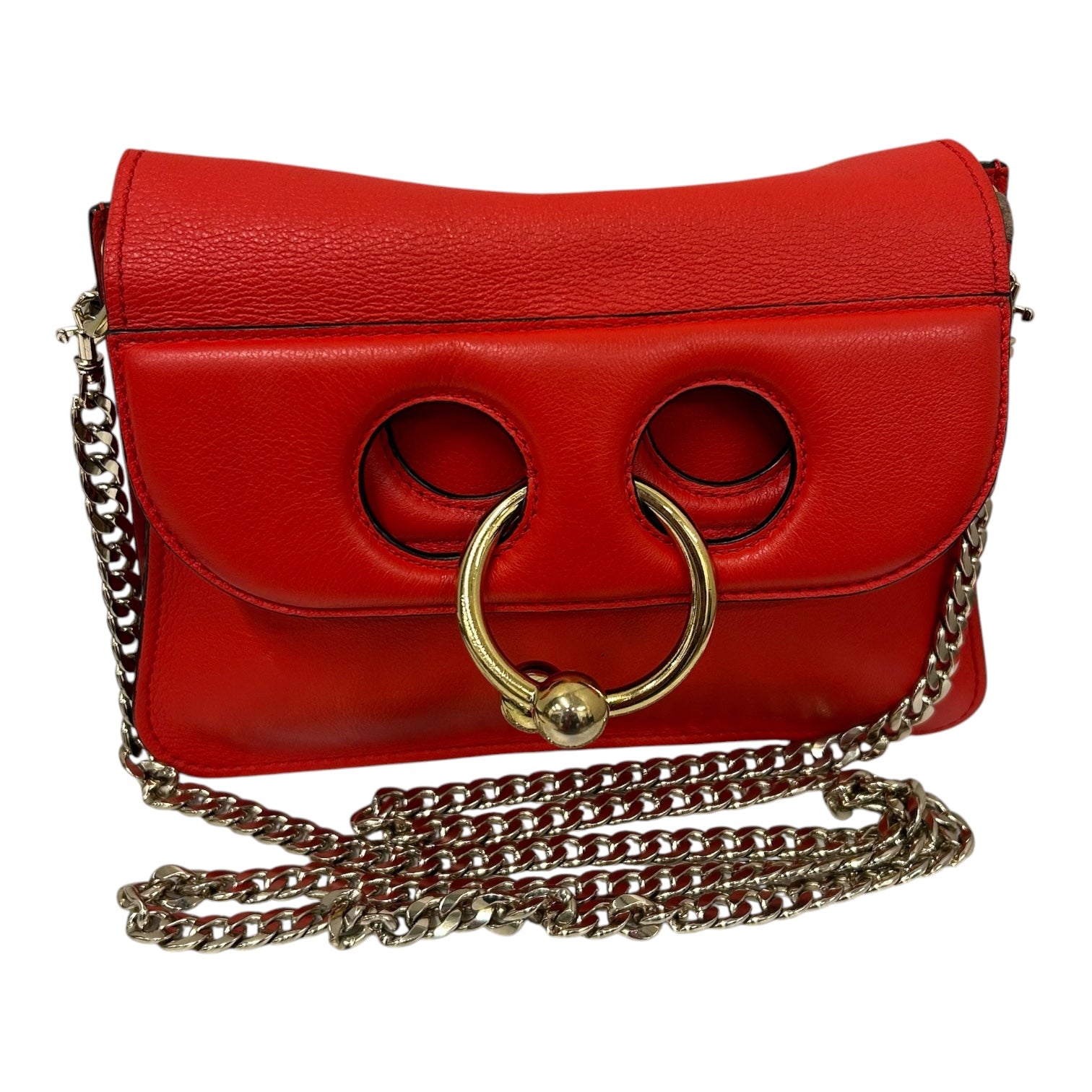 JW ANDERSON(J.W.ANDERSON)/Cross Body Bag/FREE/Leather/RED/piercing bag view 1