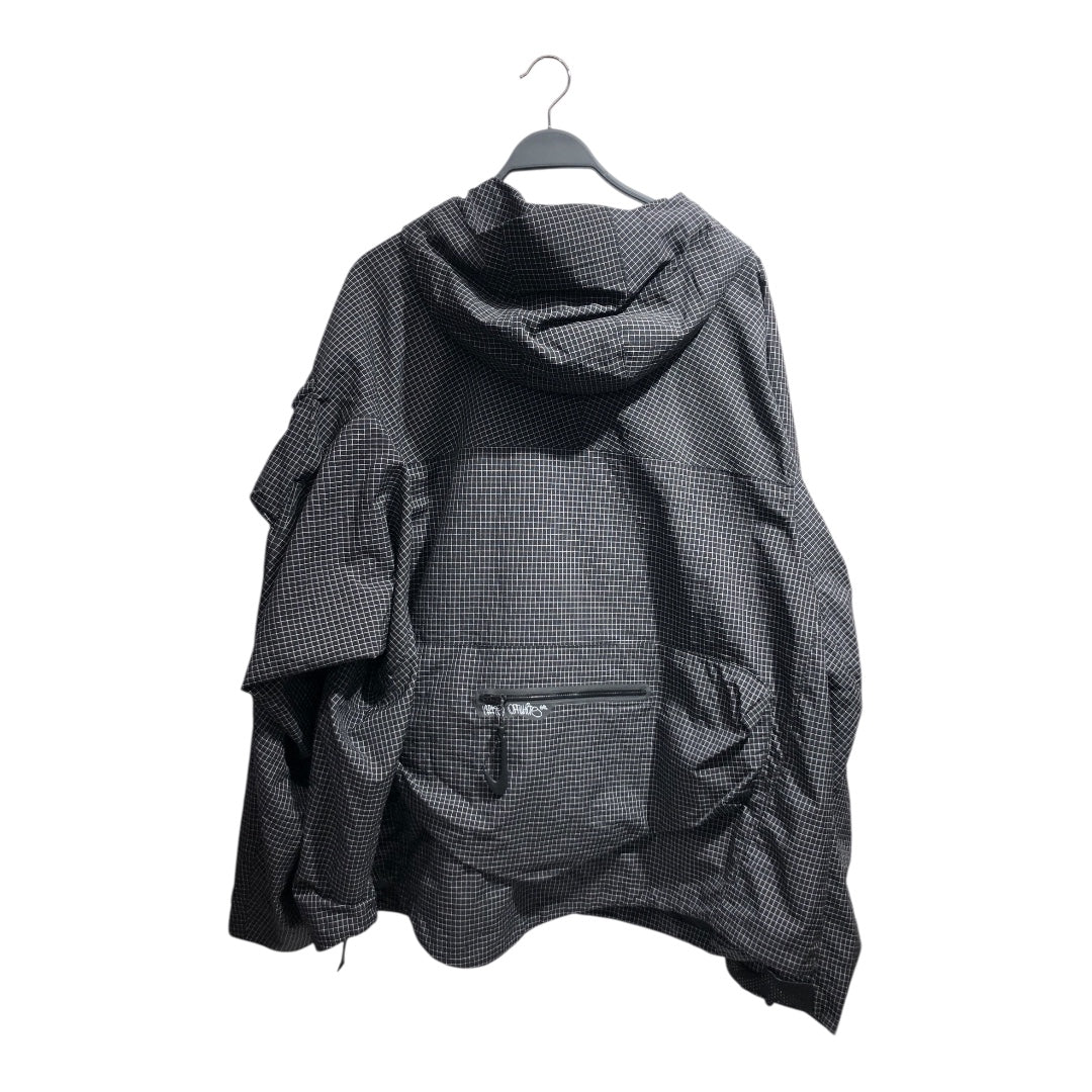 OFF-WHITE/NIKE/Jacket/XXL/Nylon/BLK/All Over Print/ripstop grid 004 jacket view 1