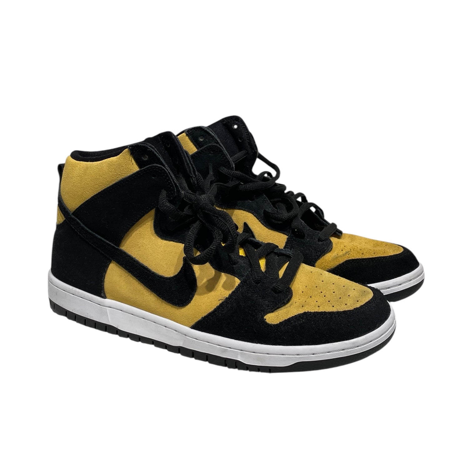NIKE SB/Hi-Sneakers/US 10.5/Suede/YEL/DB1640-001 view 1