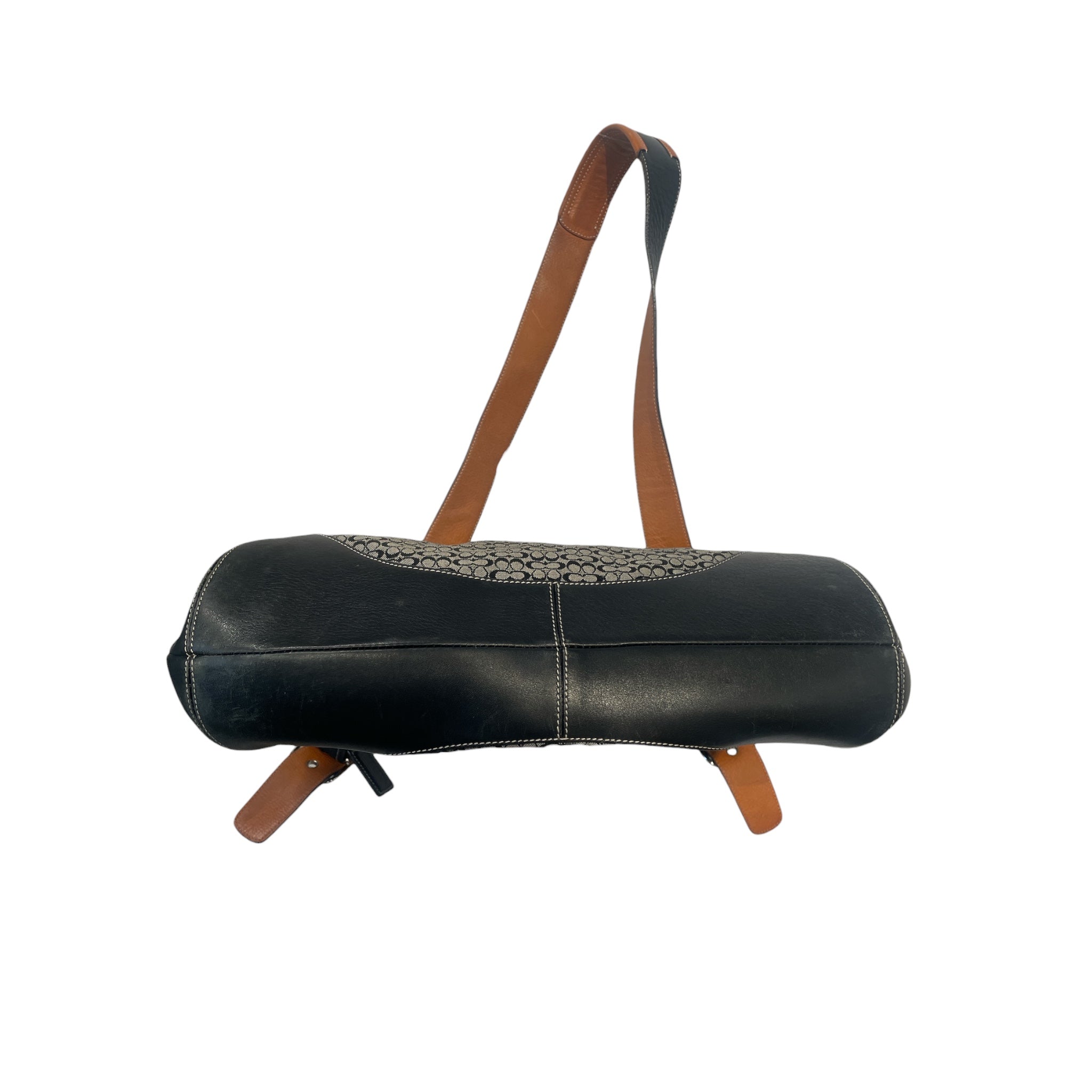 COACH/Hand Bag/Monogram/Cotton/BLK/SIGNATURE JACQUARD view 3