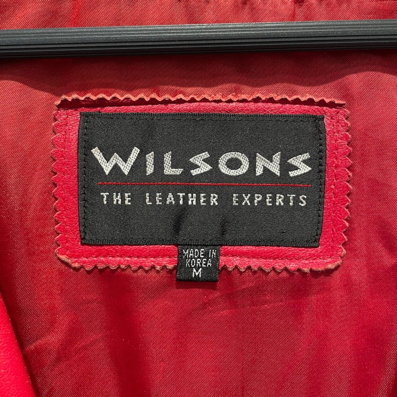Wilsons Leather/Leather Jkt/M/Leather/RED/