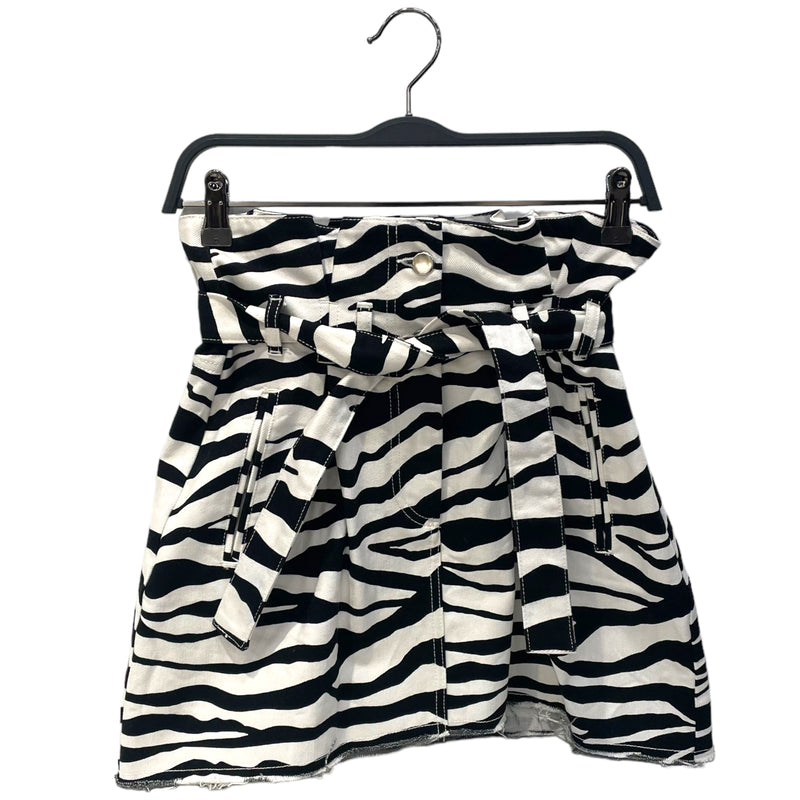 The Attico/Skirt/40/Animal Pattern/Cotton/WHT/