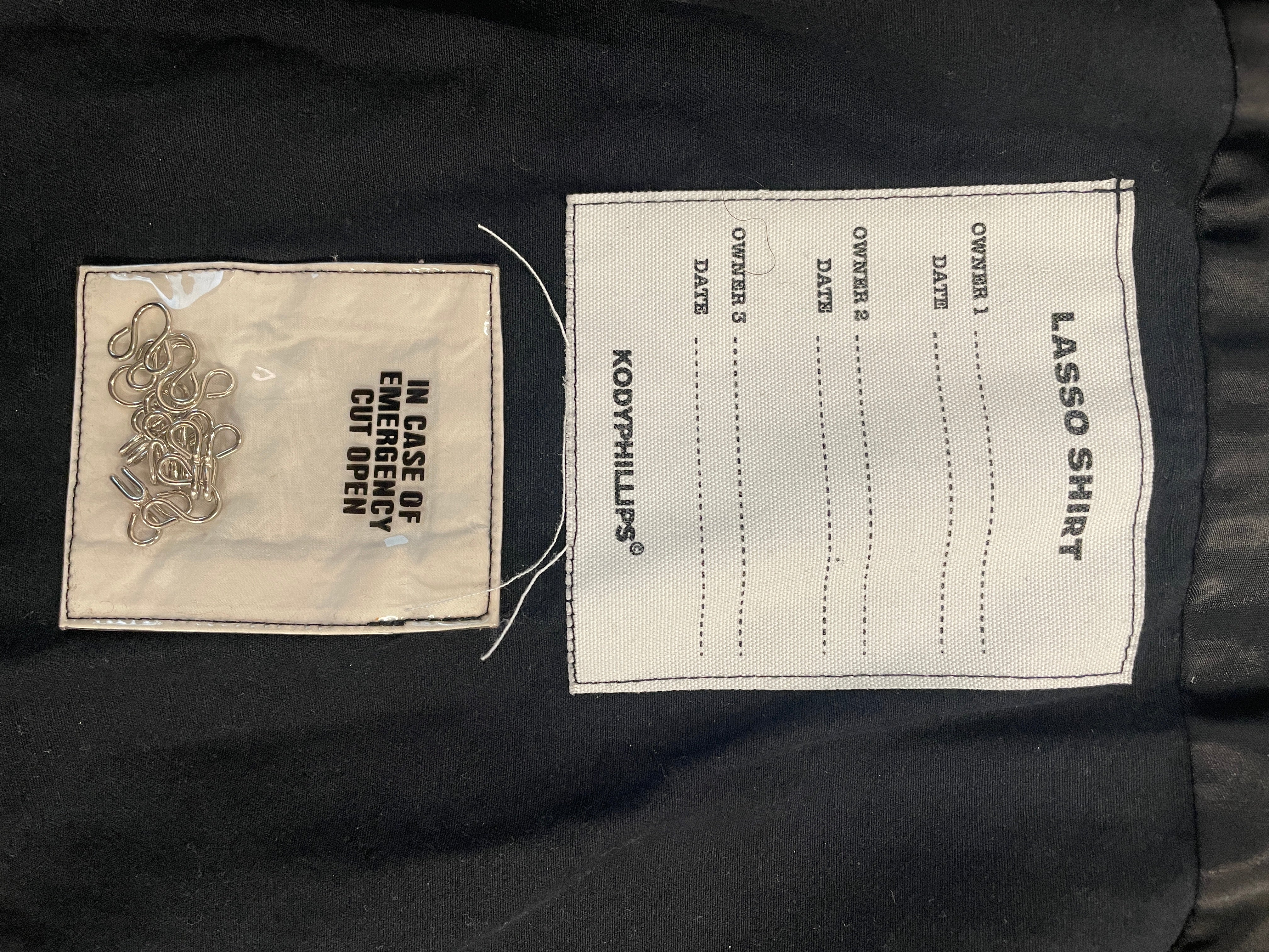 KODY PHILLIPS/SS Shirt/M/Cotton/BLK/EMBELLISH LASSO/PINS ON COLLAR view 4