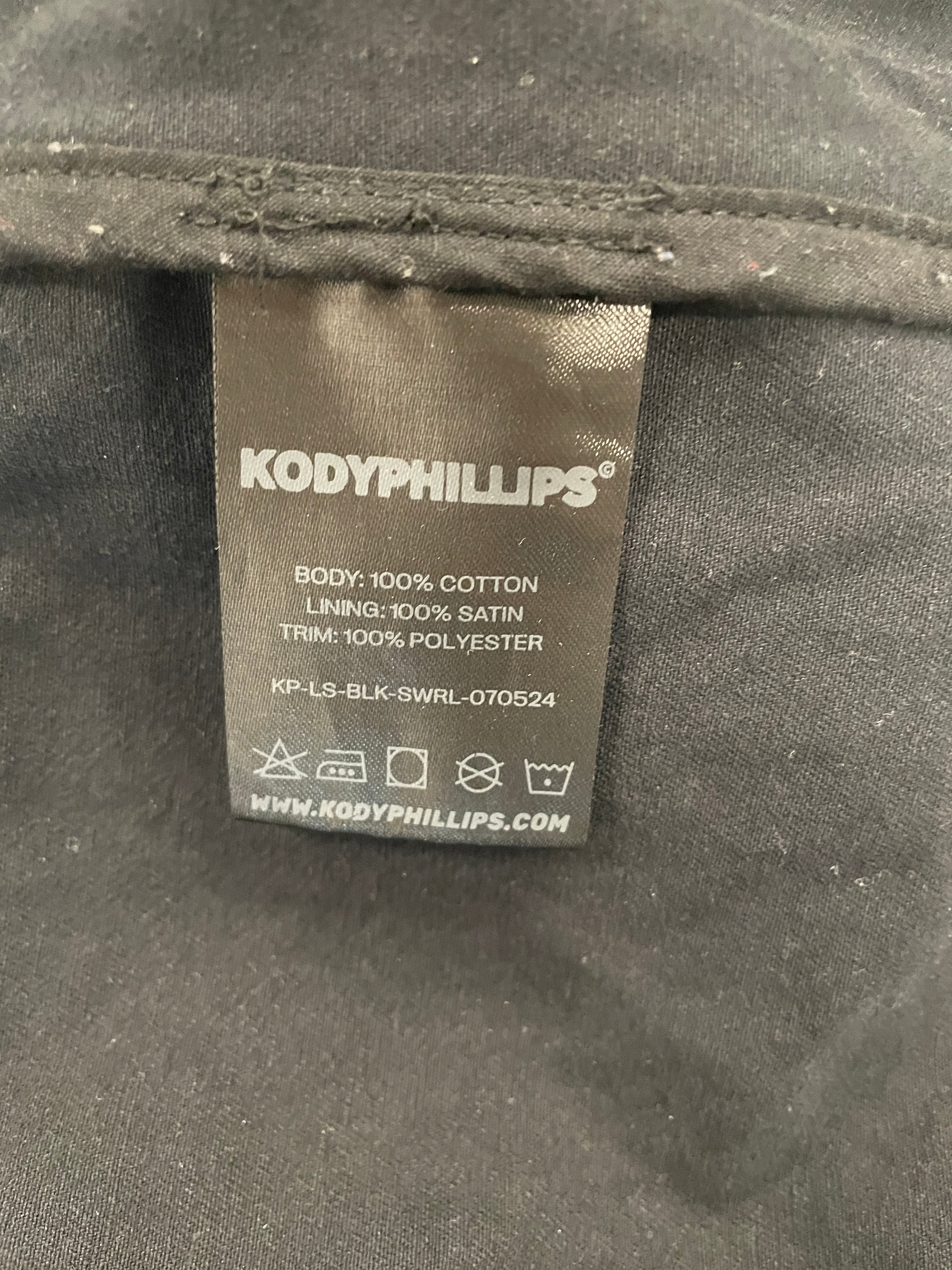 KODY PHILLIPS/SS Shirt/M/Cotton/BLK/EMBELLISH LASSO/PINS ON COLLAR view 5
