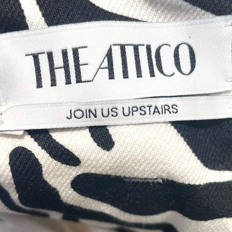 The Attico/Skirt/40/Animal Pattern/Cotton/WHT/