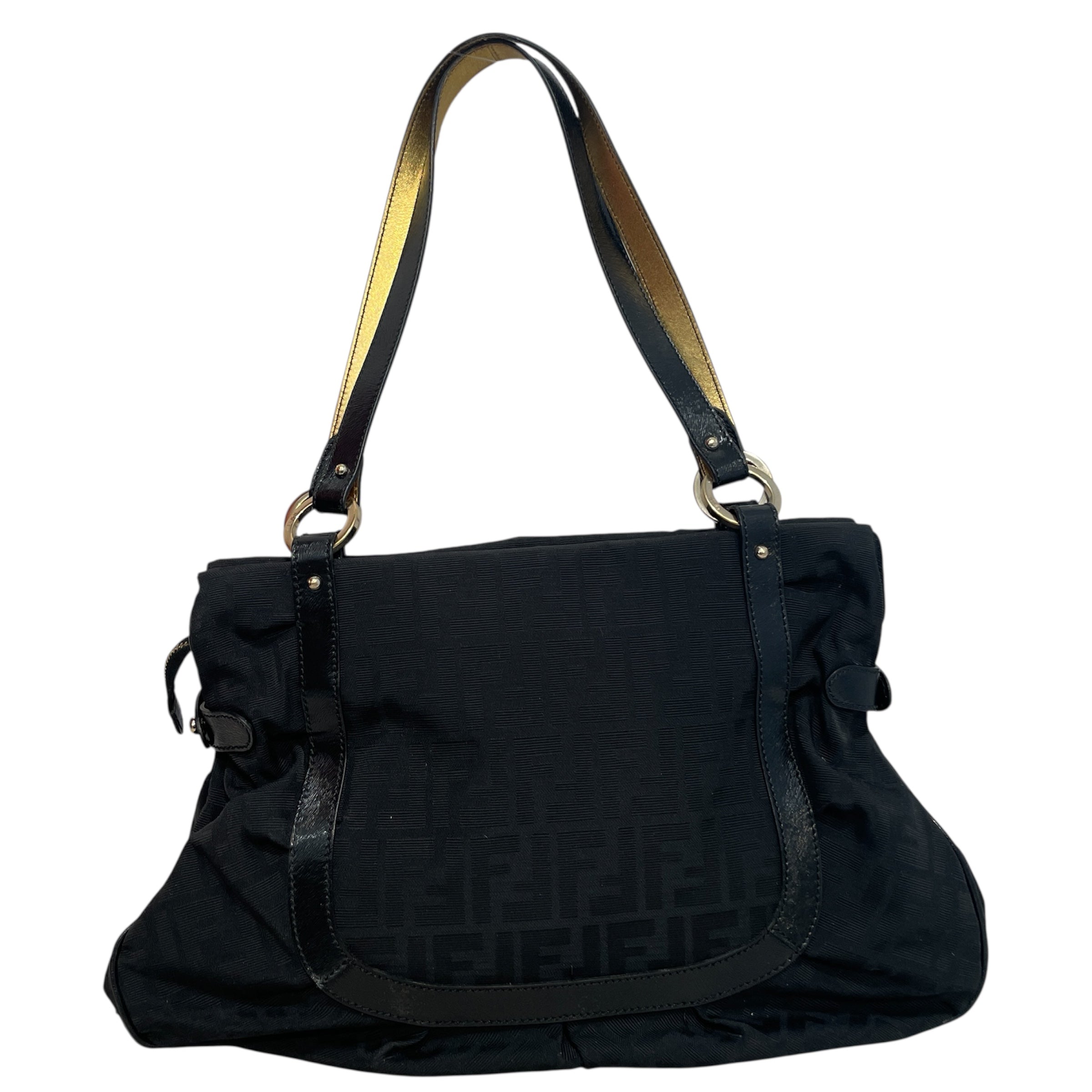 FENDI/Hand Bag/Cotton/BLK/Star Hobo Bag view 2