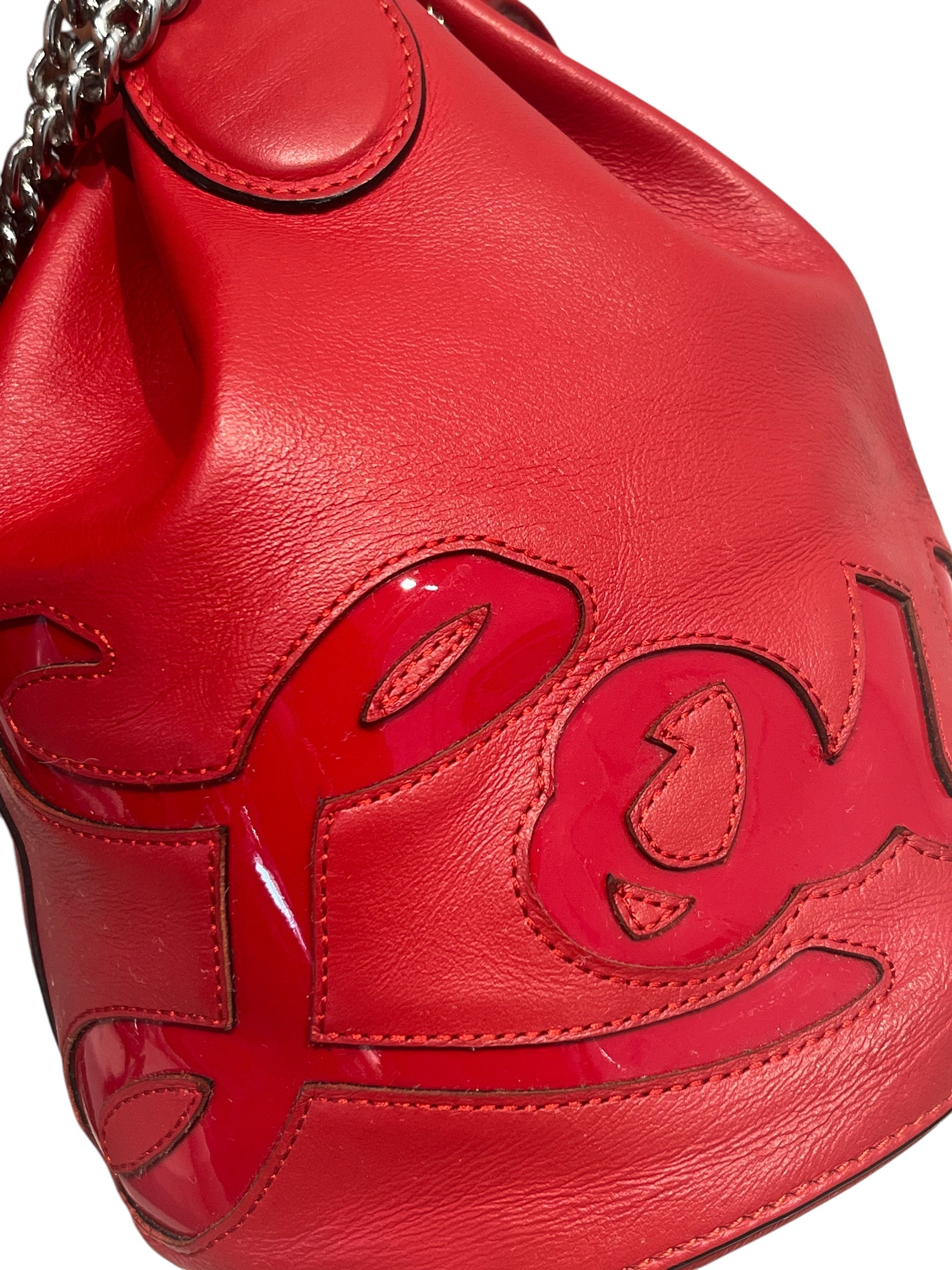 Christian Louboutin/Hand Bag/Leather/RED/ view 3