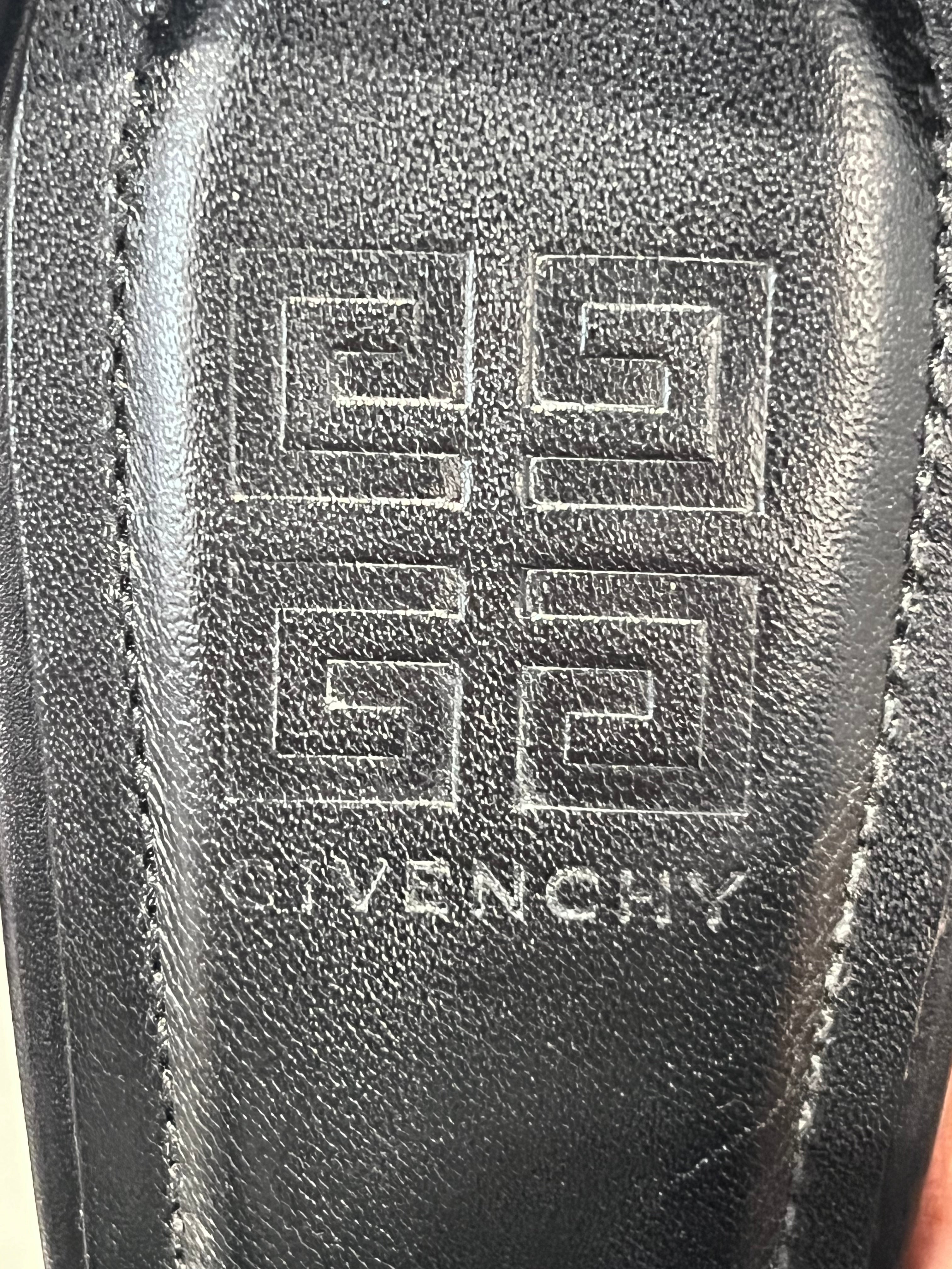 GIVENCHY/Heels/EU 39.5/Leather/BLK/Ankle Strap/g-lock platforms D'Orsay view 3