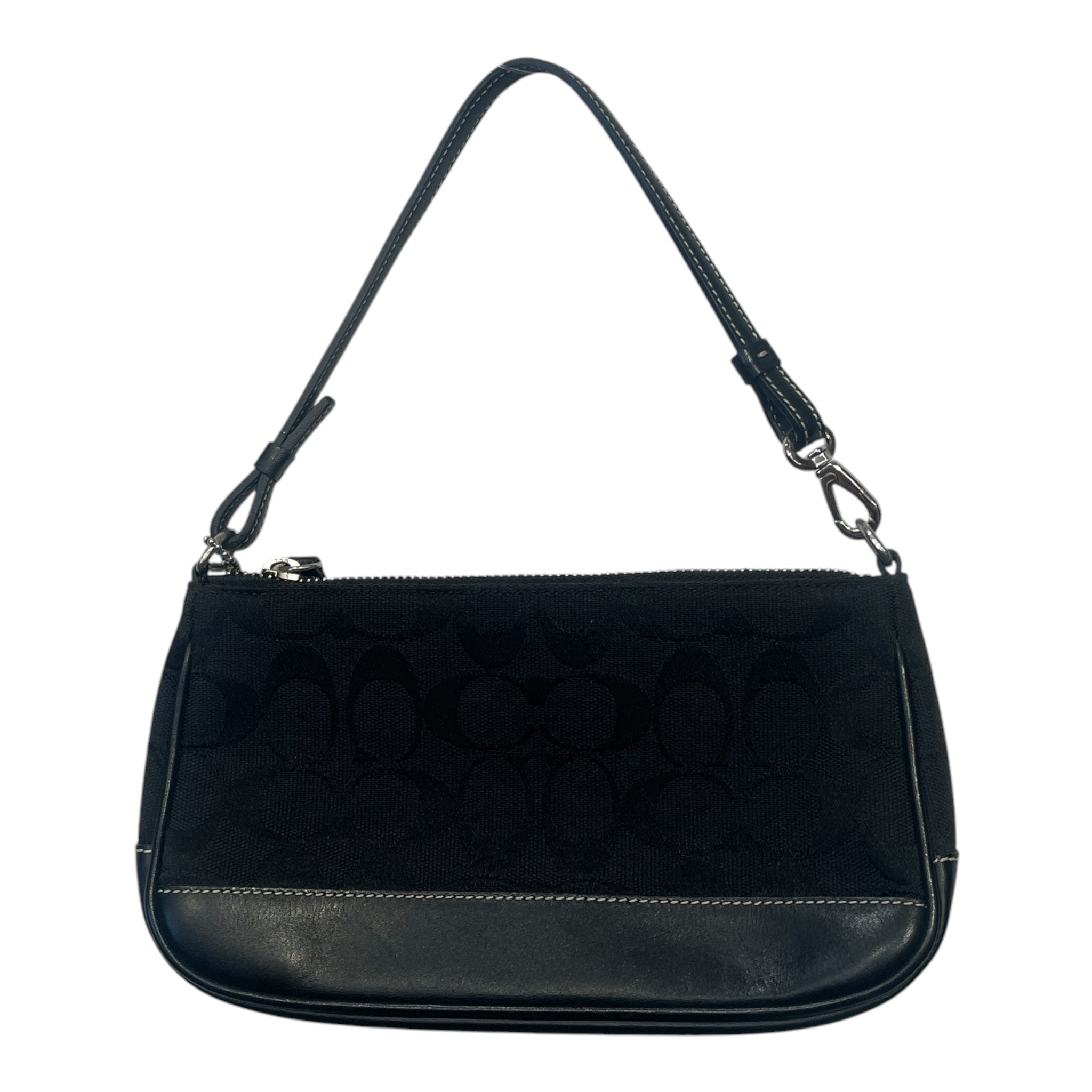 COACH/Hand Bag/Monogram/Cotton/BLK/DEMI MINI view 2