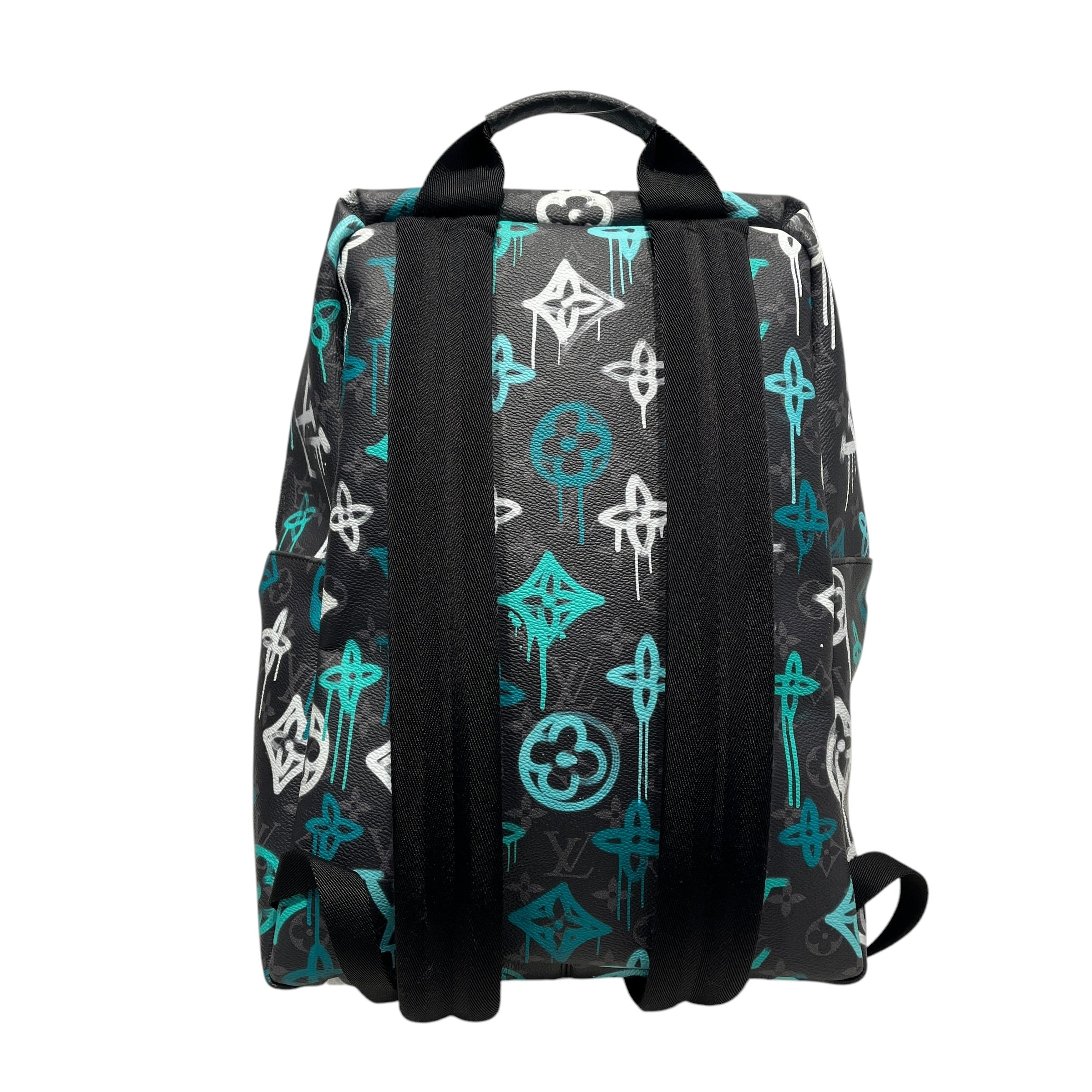 LOUIS VUITTON/Backpack/Monogram/Leather/GRY/discovery graffiti backpack view 2