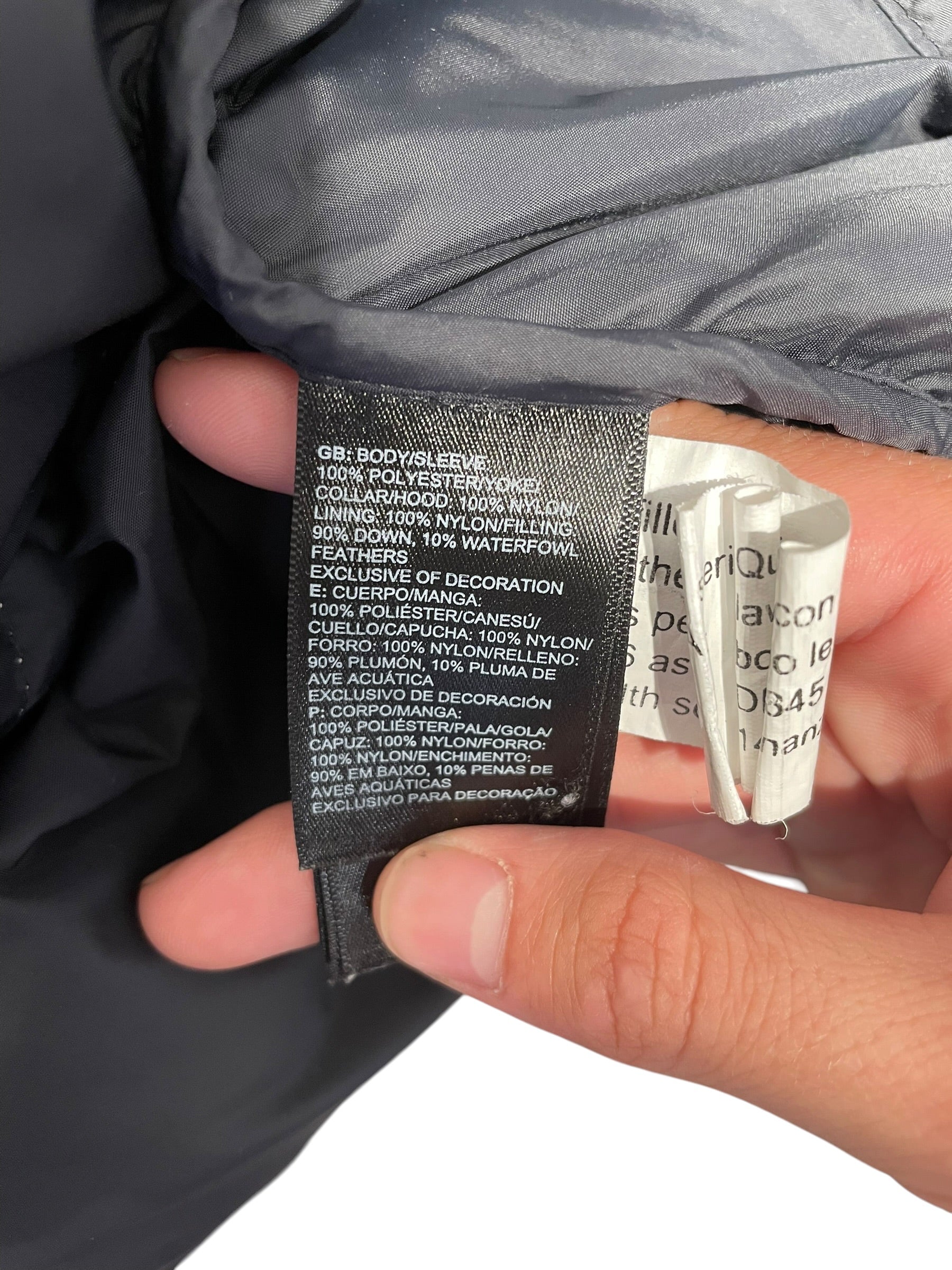 THE NORTH FACE/Puffer Jkt/M/Cotton/IVR/Graphic/ view 3