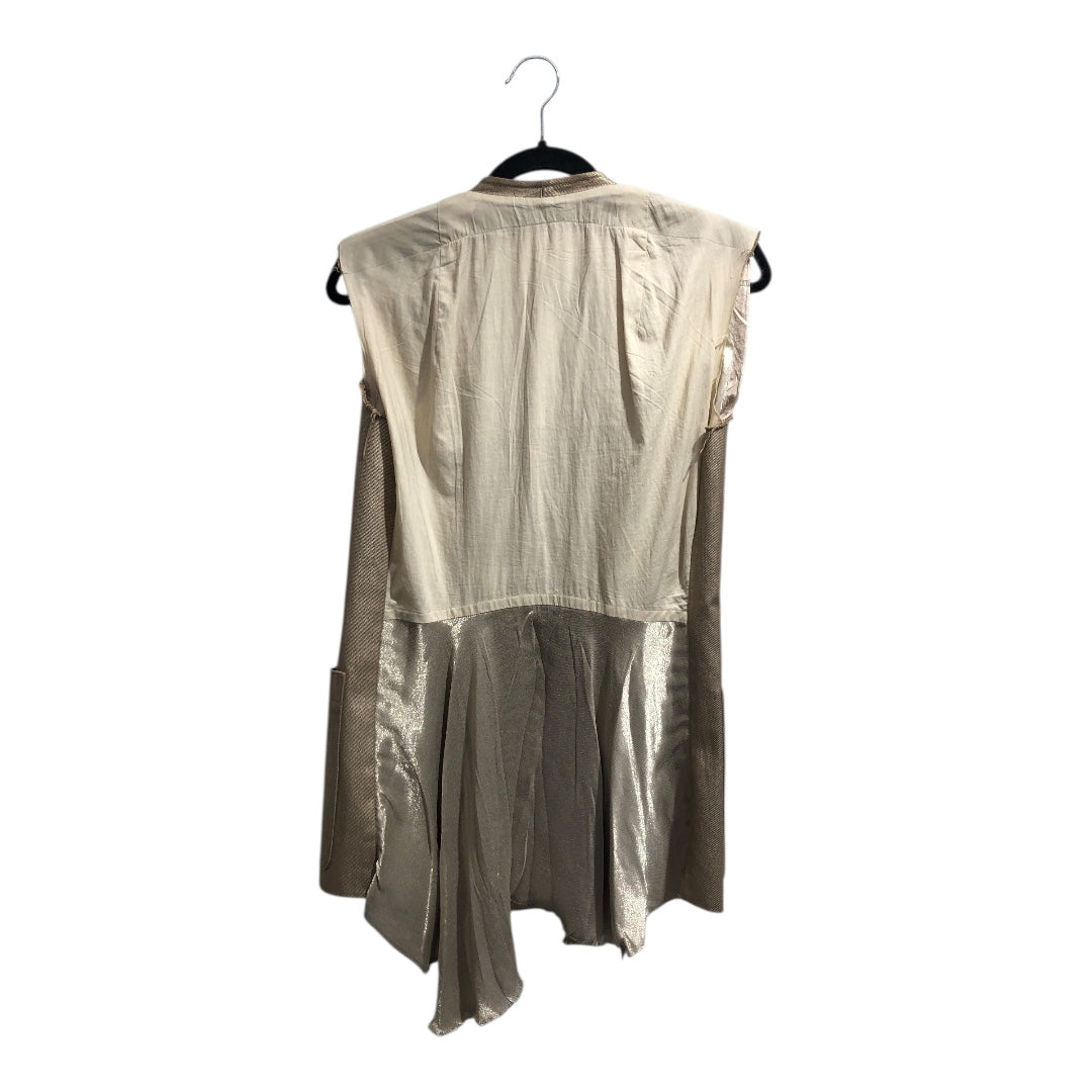 Rick Owens/Vest/10/Cotton/GLD/GOLD VEST WITH POCKETS view 2