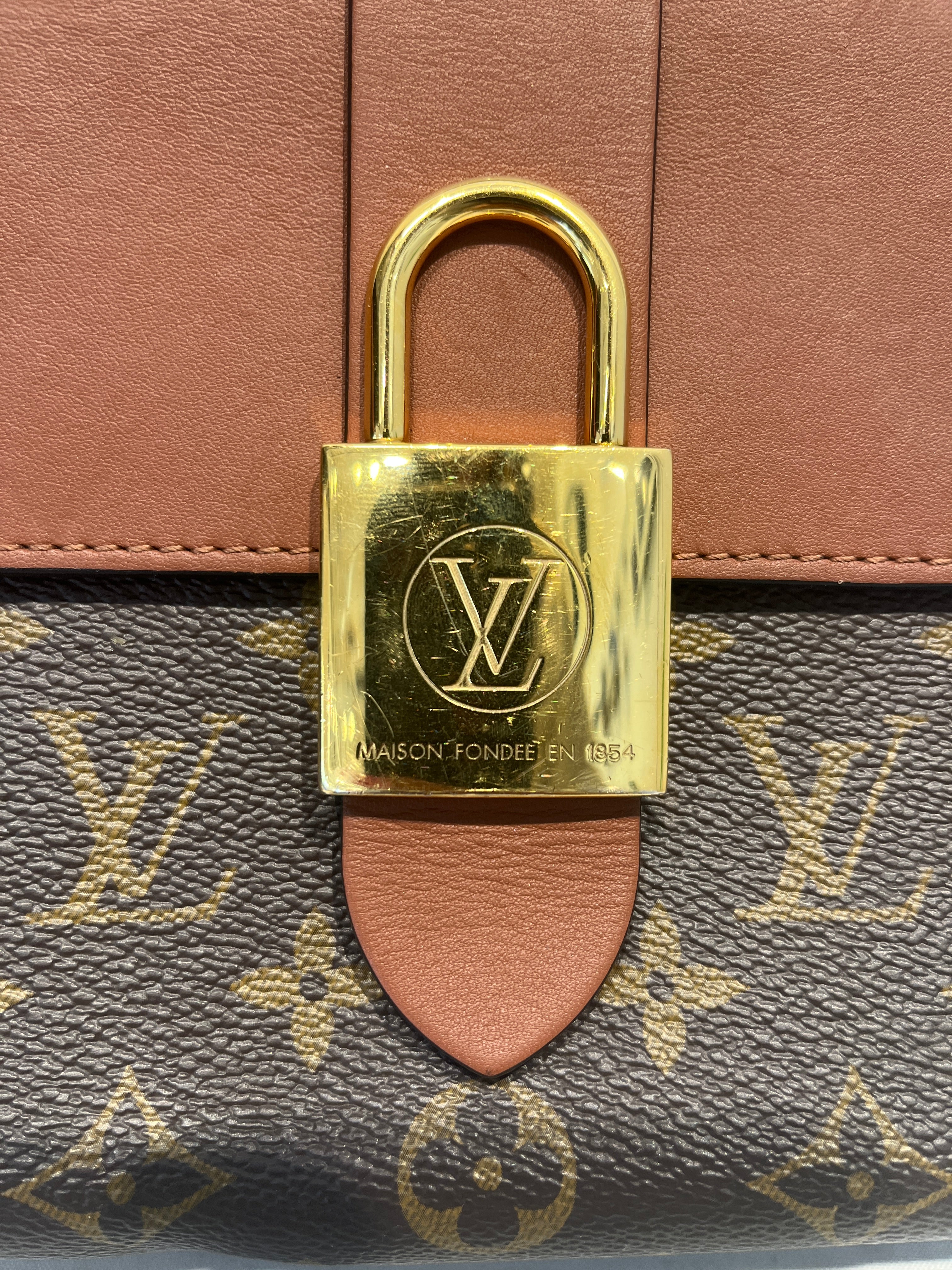 LOUIS VUITTON/Cross Body Bag/Monogram/Leather/BRW/DU3270 view 3