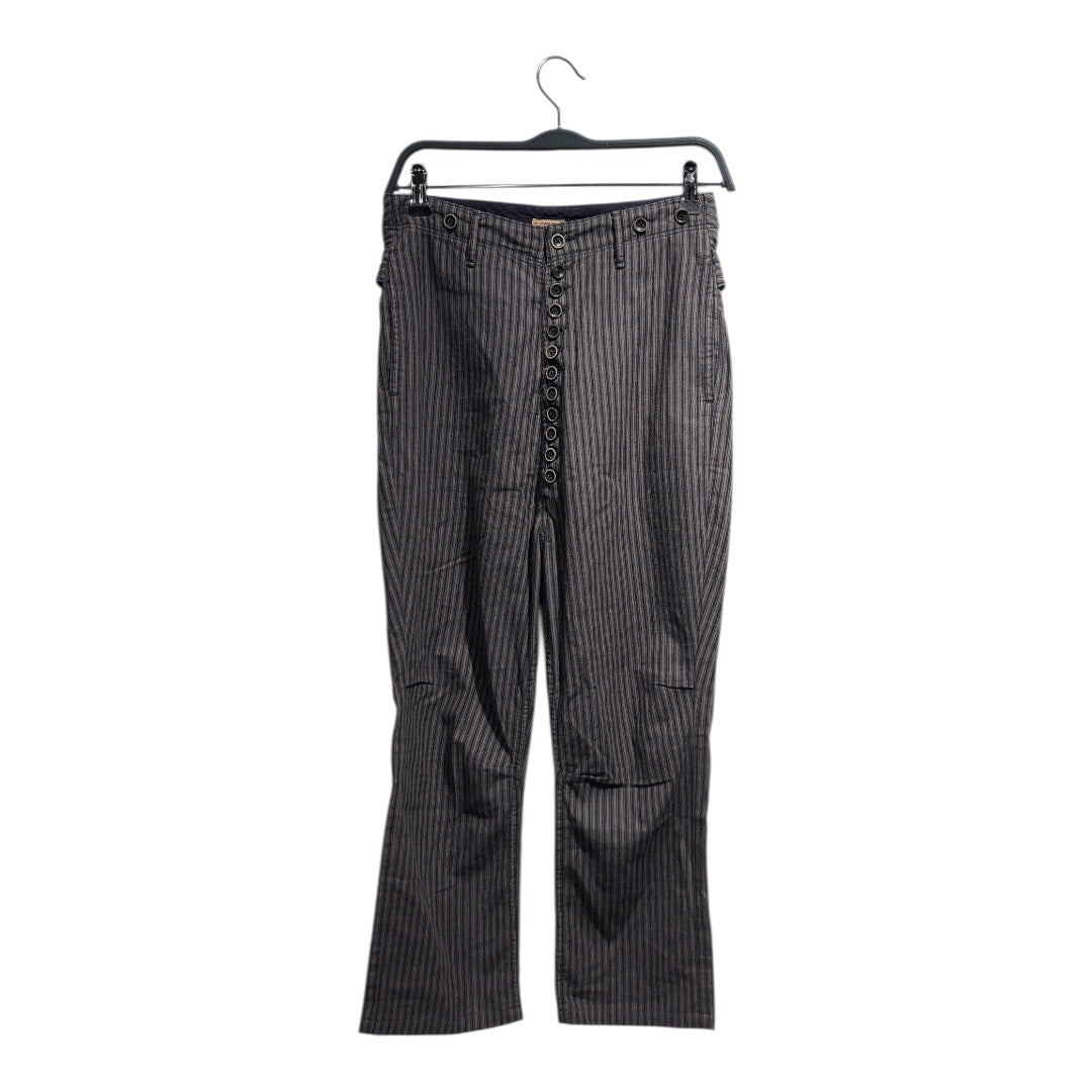 KAPITAL/Straight Pants/0/Cotton/NVY/Ankle/Stripe/BEG/NVY PINSTRIPE 12 BUTTON view 1