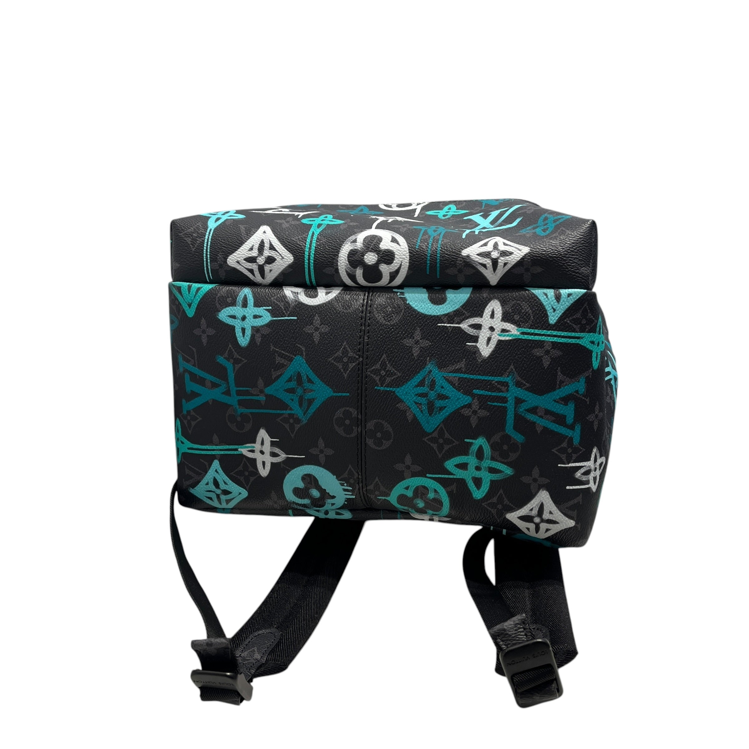 LOUIS VUITTON/Backpack/Monogram/Leather/GRY/discovery graffiti backpack view 3