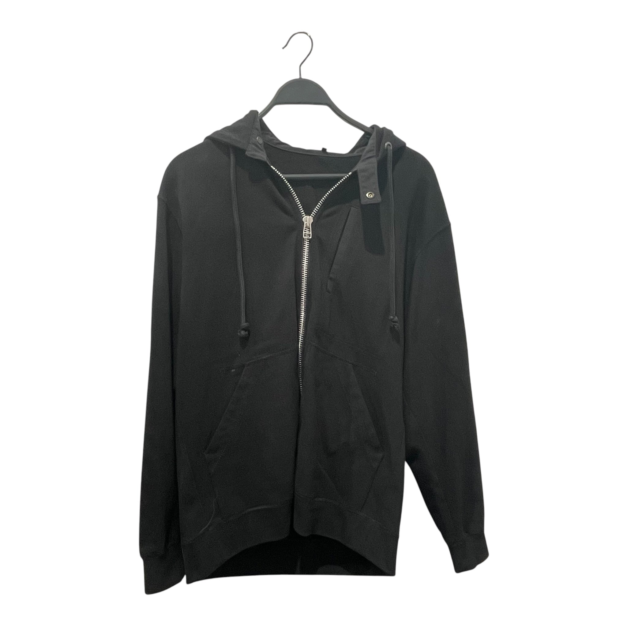 ISSEY MIYAKE MEN/Zip Up Hoodie/3/Cotton/BLK/BRW CRM HOOD STRIPES view 1