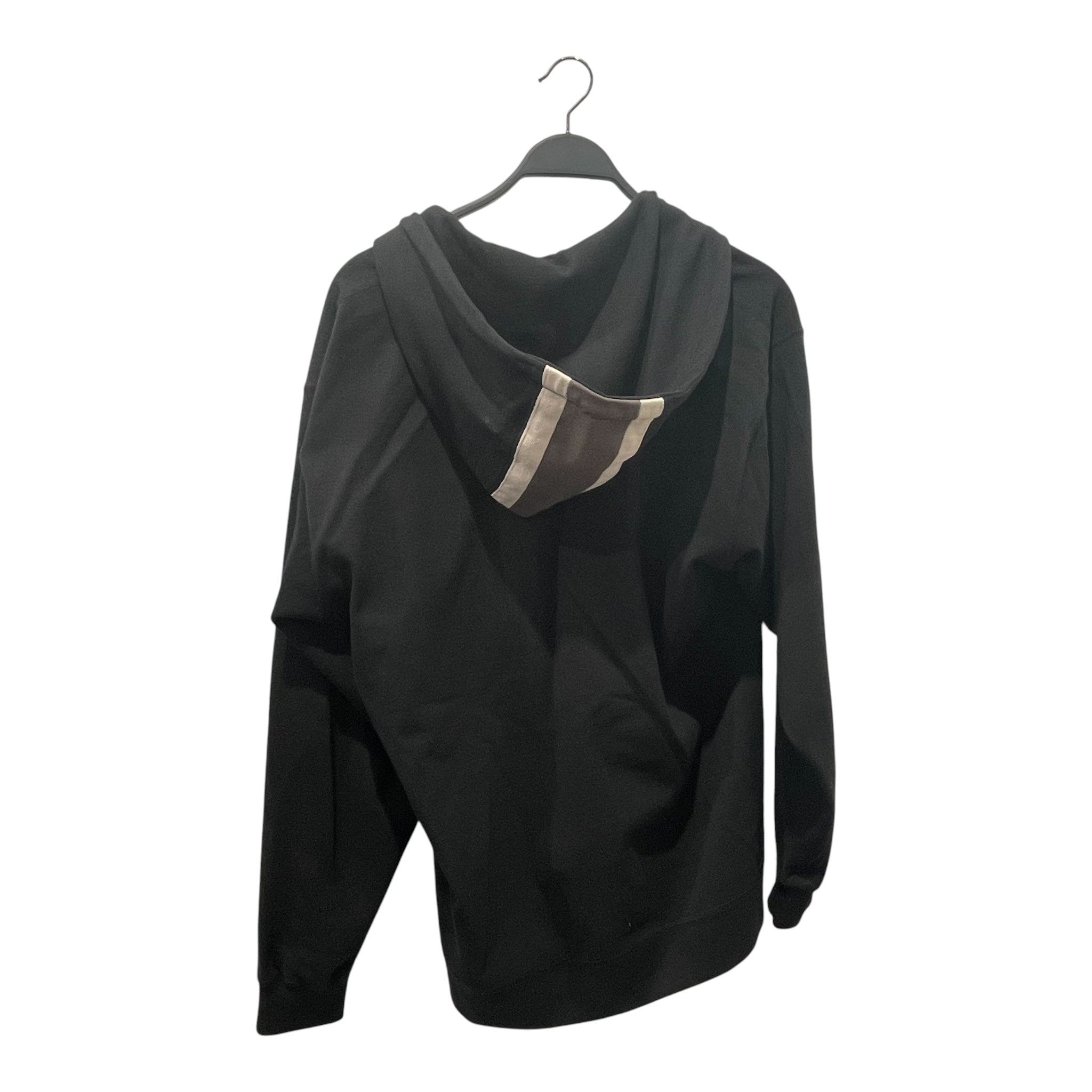ISSEY MIYAKE MEN/Zip Up Hoodie/3/Cotton/BLK/BRW CRM HOOD STRIPES view 2
