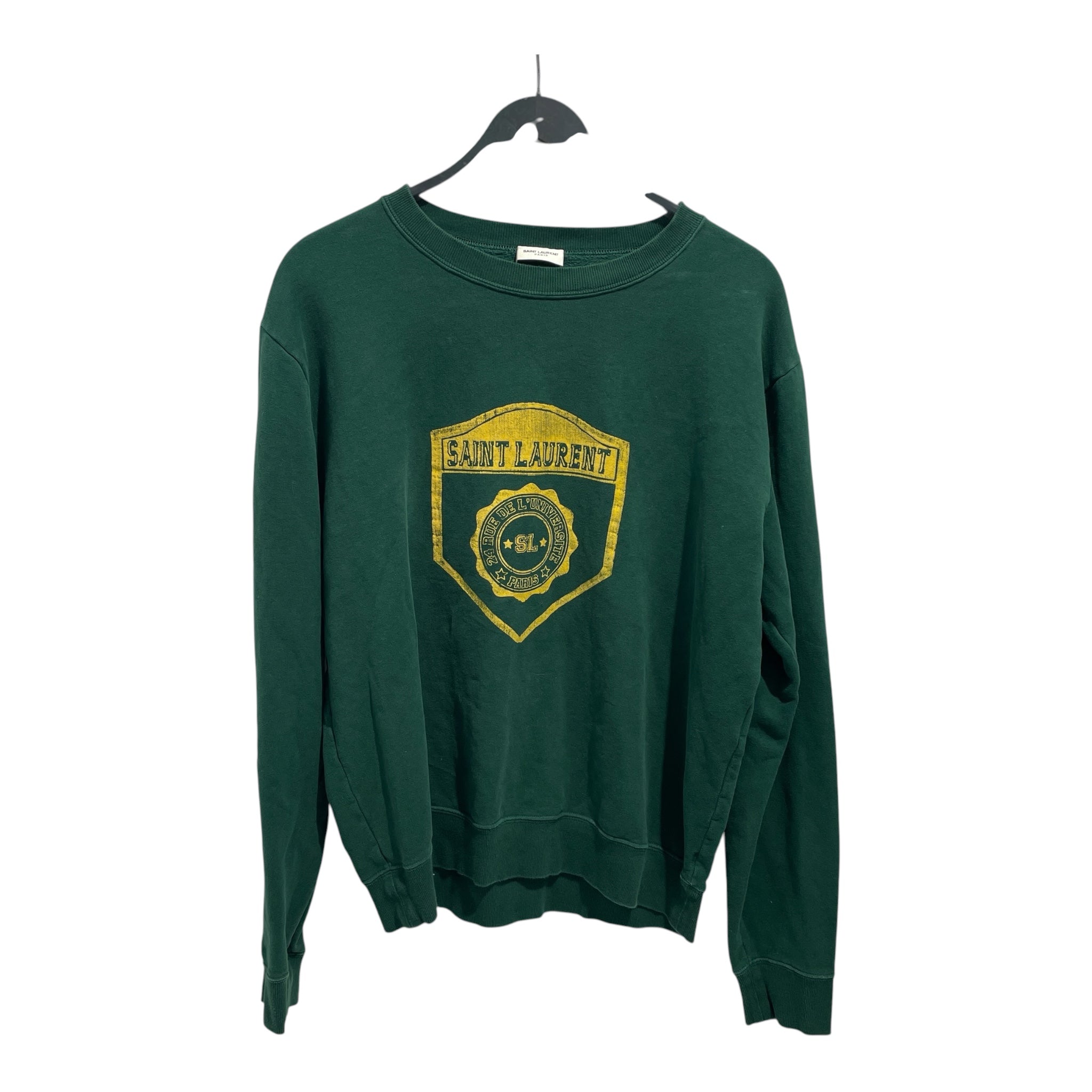 SAINT LAURENT/Sweatshirt/XXL/Cotton/GRN/VERT/JAUNE UNI SS view 1